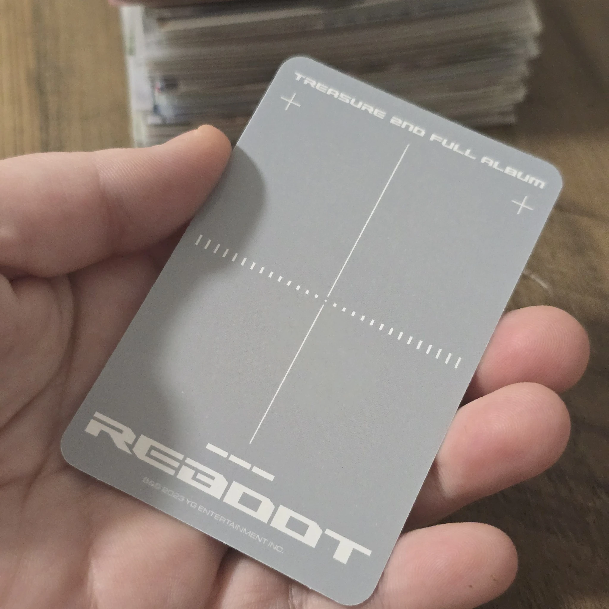 TREASURE So Junghwan TREASURE - So Junghwan - REBOOT Album album photocard yg tag version japanese version version 2 concept photocard listing photo 2