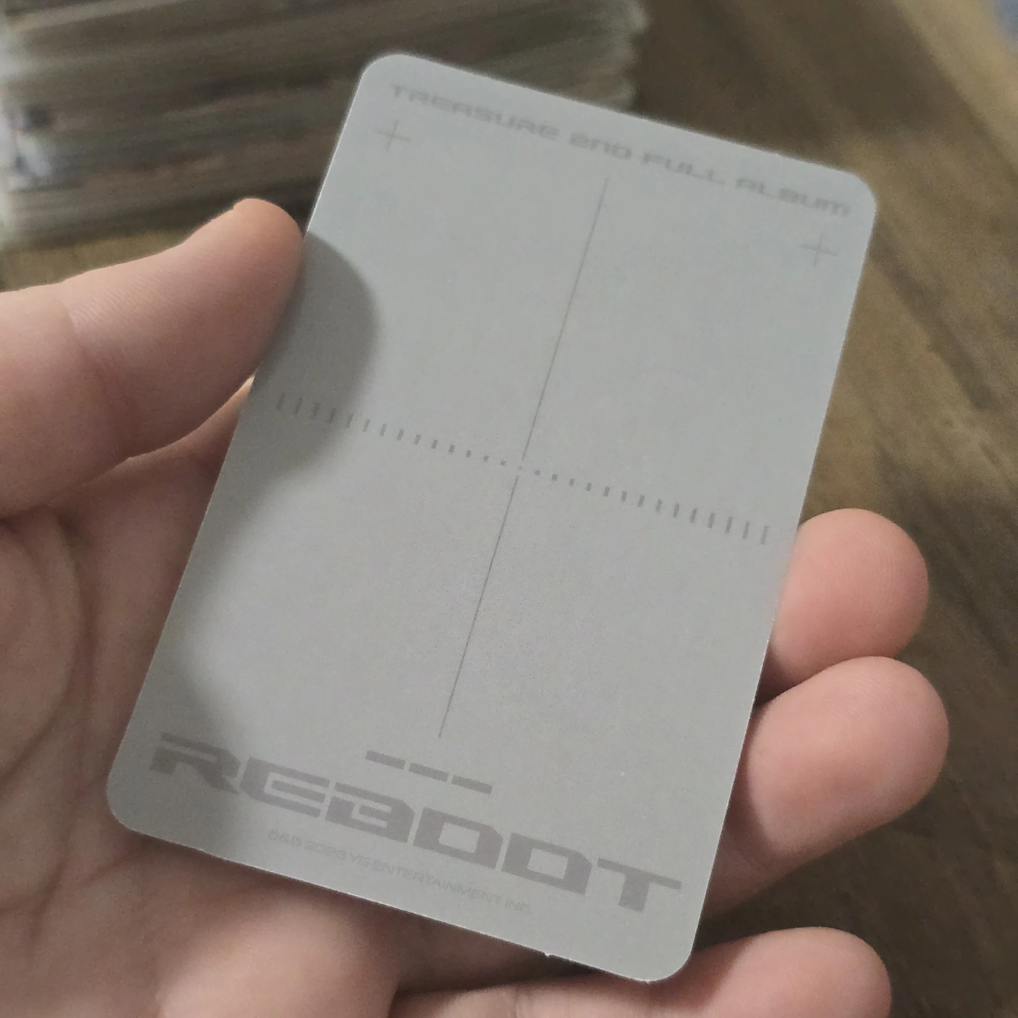 TREASURE So Junghwan TREASURE - So Junghwan - REBOOT Album yg tag version album photocard gray version concept photocard listing photo 2