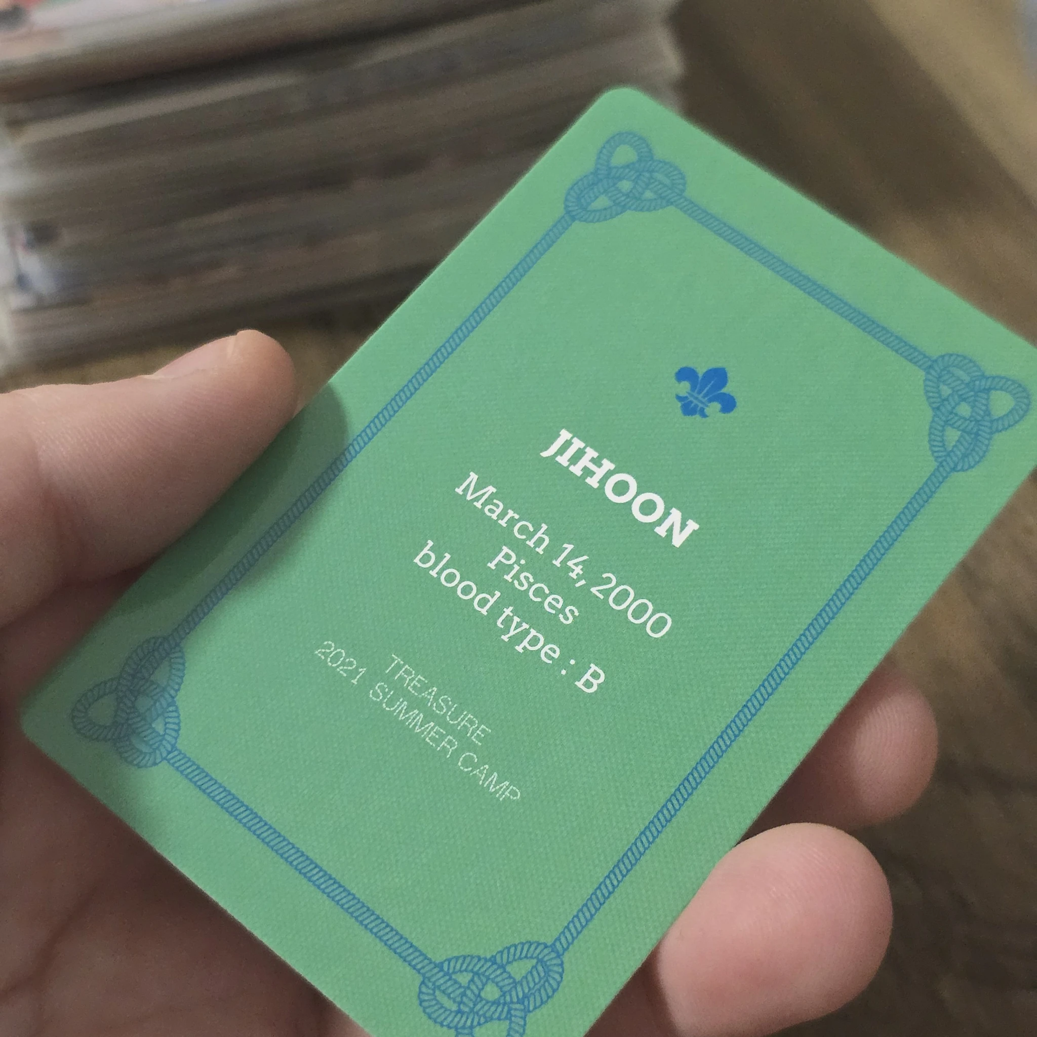 TREASURE Jihoon TREASURE - Jihoon - 2021 SUMMER CAMP Other kit photocard photocard set listing photo 2