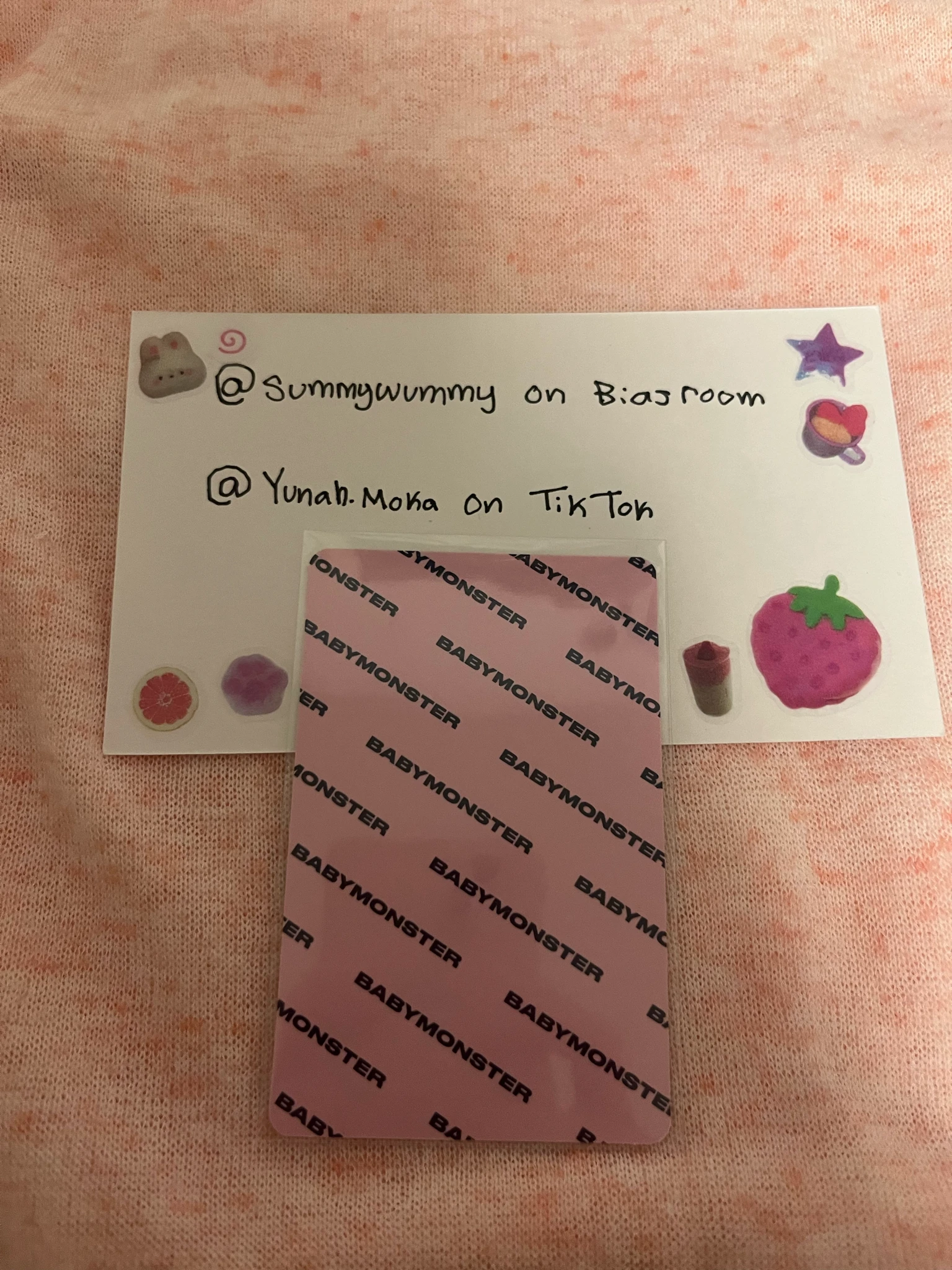 BABYMONSTER Ruka BABYMONSTER - Ruka - CHOOM Album keyring version photocard set listing photo 2