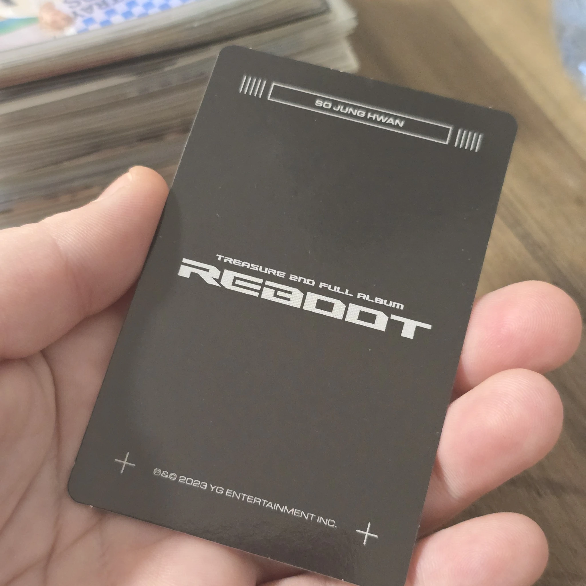 TREASURE So Junghwan TREASURE - So Junghwan - REBOOT Album album photocard digipack version japanese version version 2 selfie listing photo 2