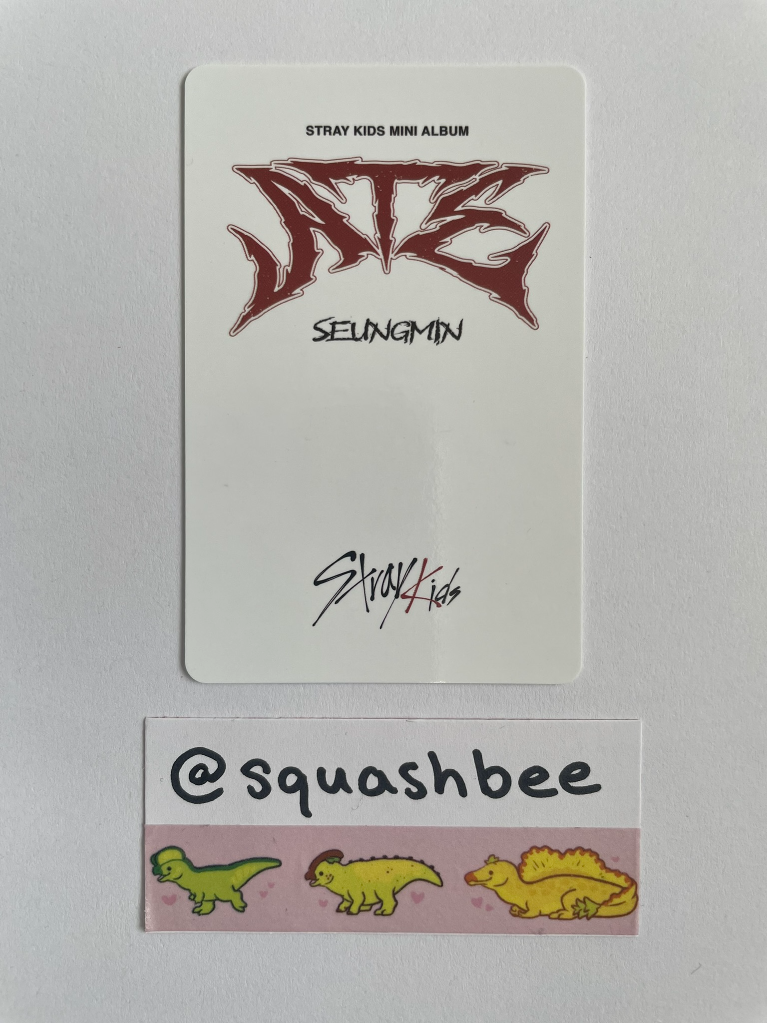 Stray Kids Seungmin Stray Kids - Seungmin - ATE Album album photocard nemo version B version listing photo 2