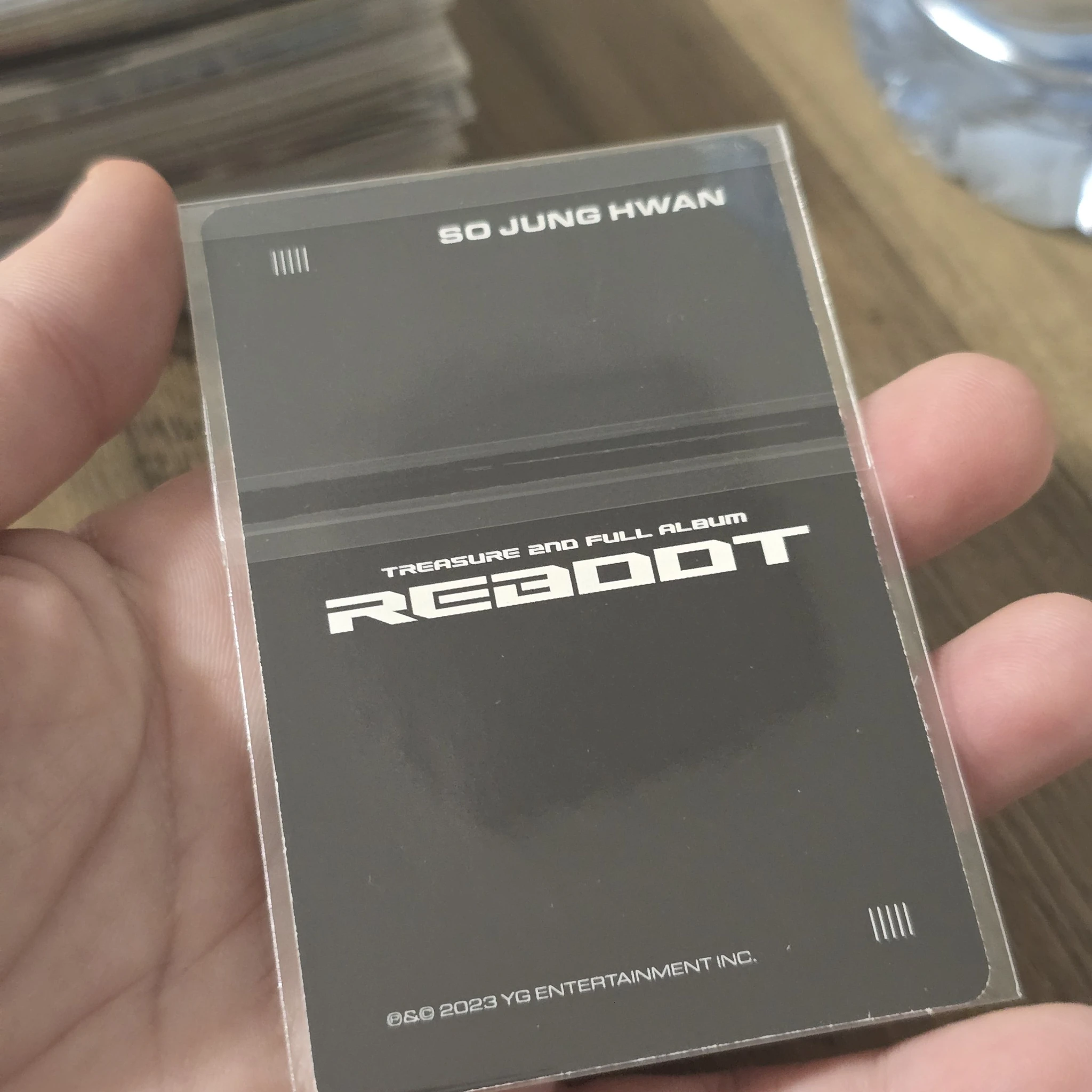 TREASURE So Junghwan TREASURE - So Junghwan - REBOOT Album digipack version album photocard listing photo 2