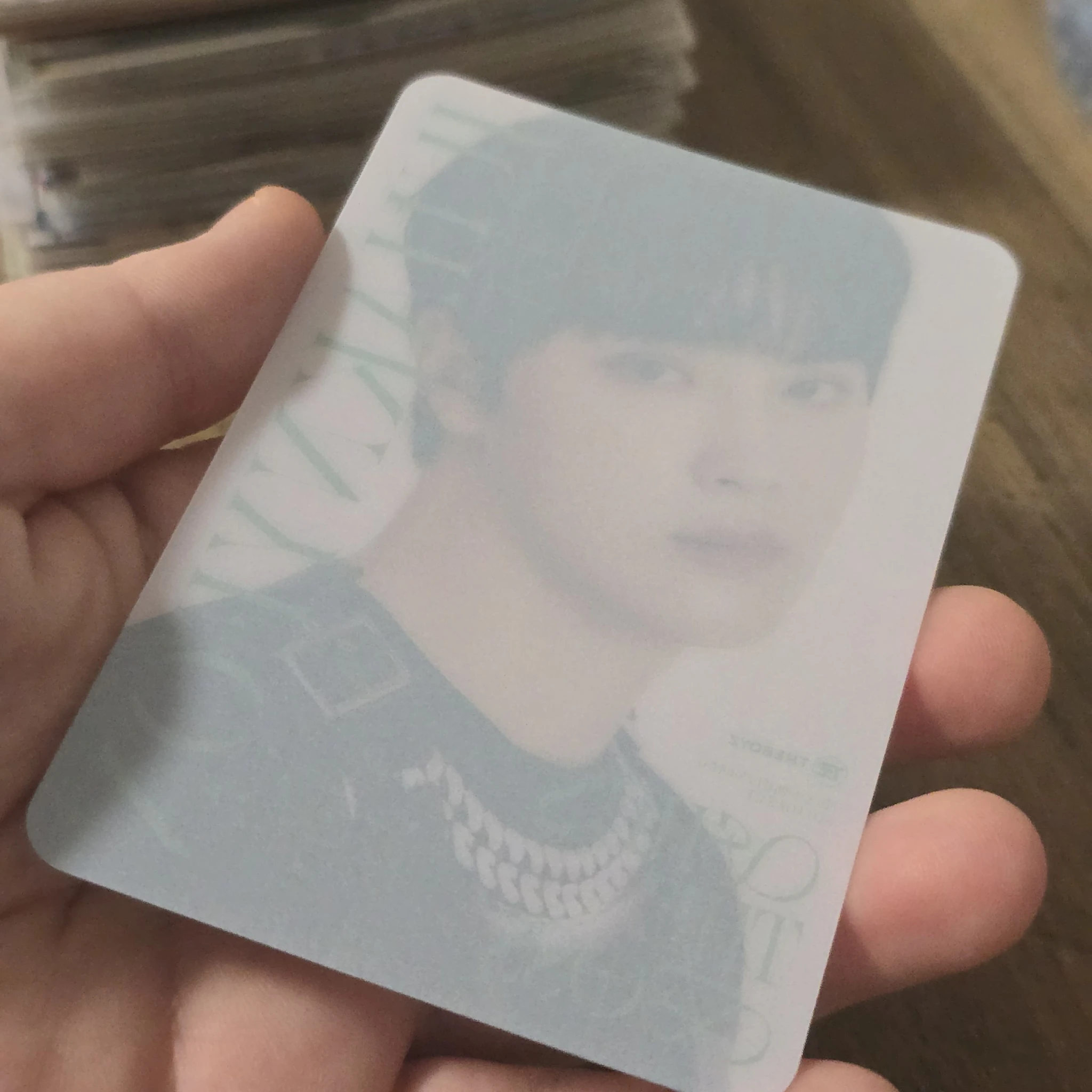THE BOYZ Haknyeon THE BOYZ - Haknyeon - She's the Boss Album clear photocard jpfc (japan fanclub) listing photo 2
