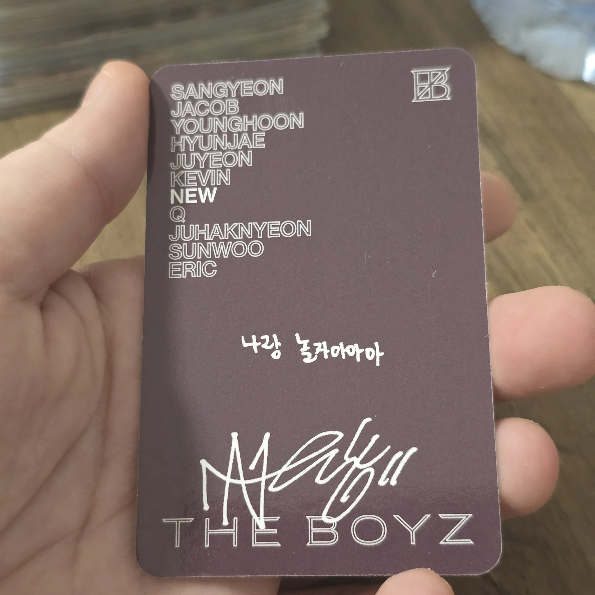 THE BOYZ New THE BOYZ - New - Unexpected Album become version album photocard listing photo 2