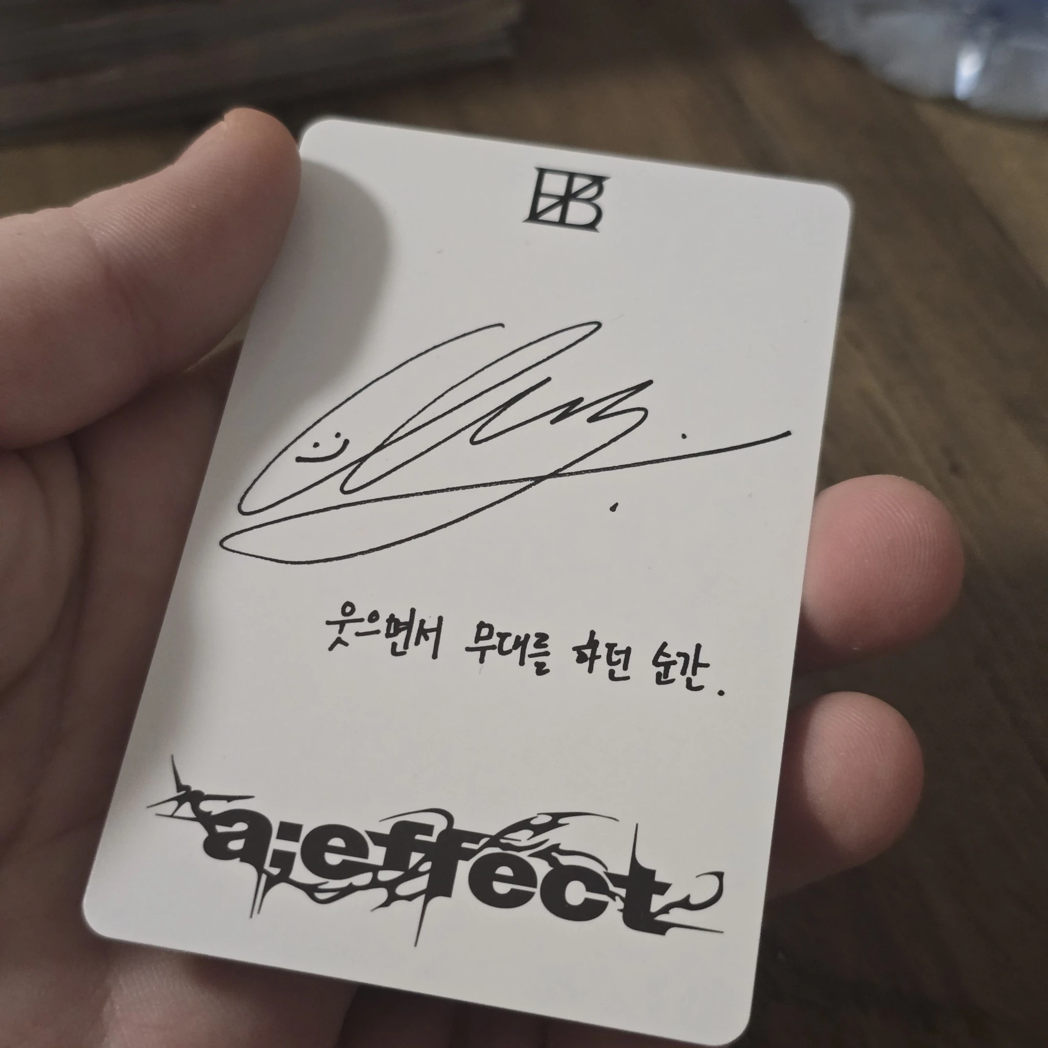 THE BOYZ Q THE BOYZ - Q - a;effect Album album photocard movement version listing photo 2