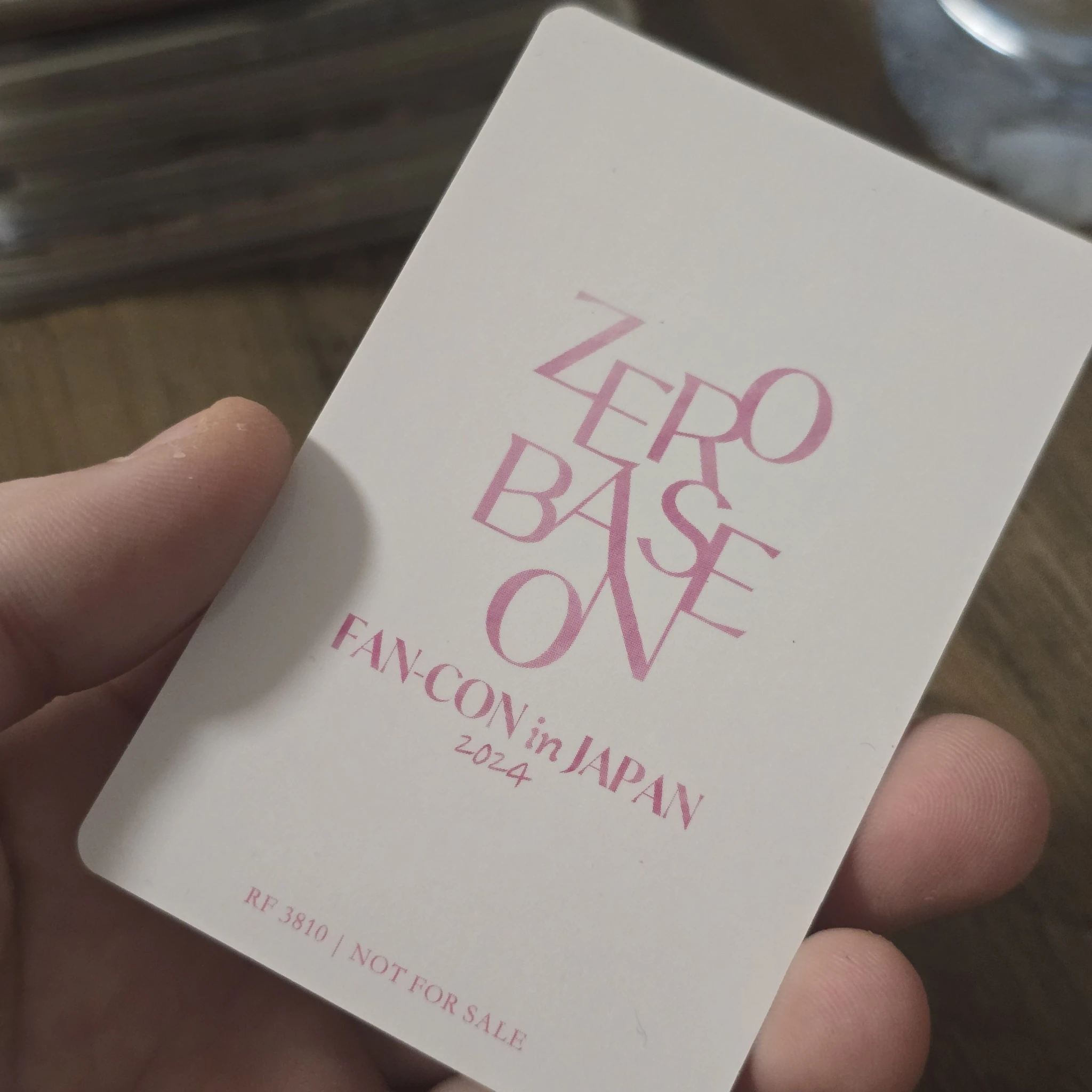 ZEROBASEONE Jiwoong ZEROBASEONE - Jiwoong - 2024 Fan-con in Japan Event bluray version dvd version dvd inclusion listing photo 2