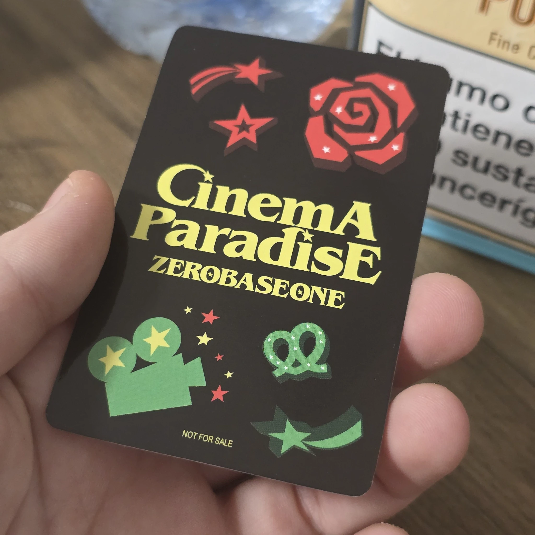 ZEROBASEONE Gunwook ZEROBASEONE - Gunwook - Cinema Paradise Album japan retail stores A version lucky draw (LD) listing photo 2