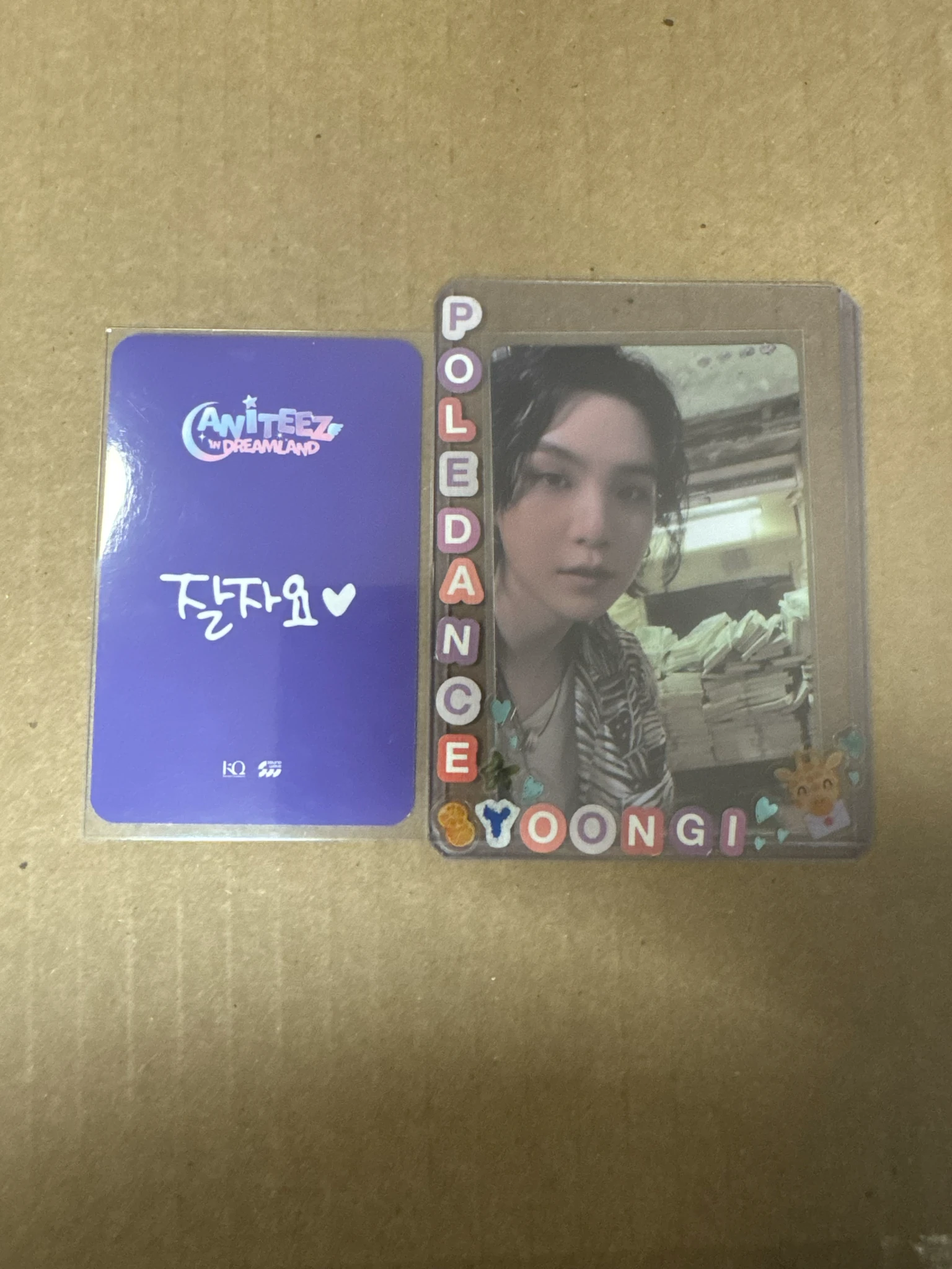ATEEZ Jongho ATEEZ - Jongho - Aniteez in Dreamland Other merch photocard listing photo 2