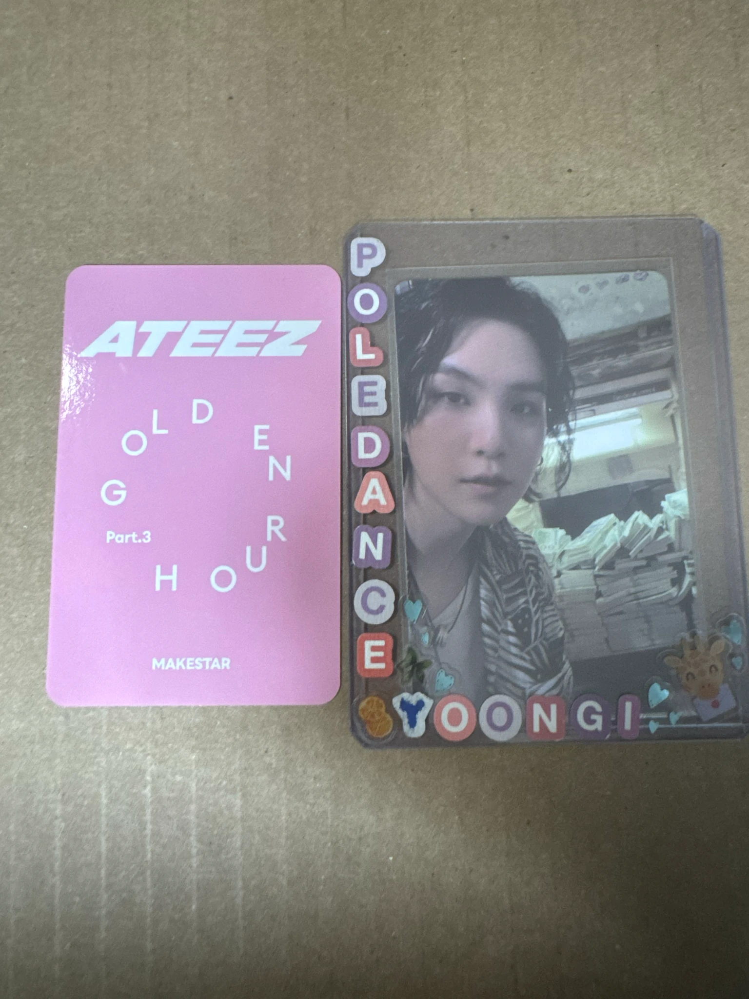 ATEEZ Jongho ATEEZ - Jongho - Golden Hour : Part.3 Album makestar lucky draw round 2 listing photo 2