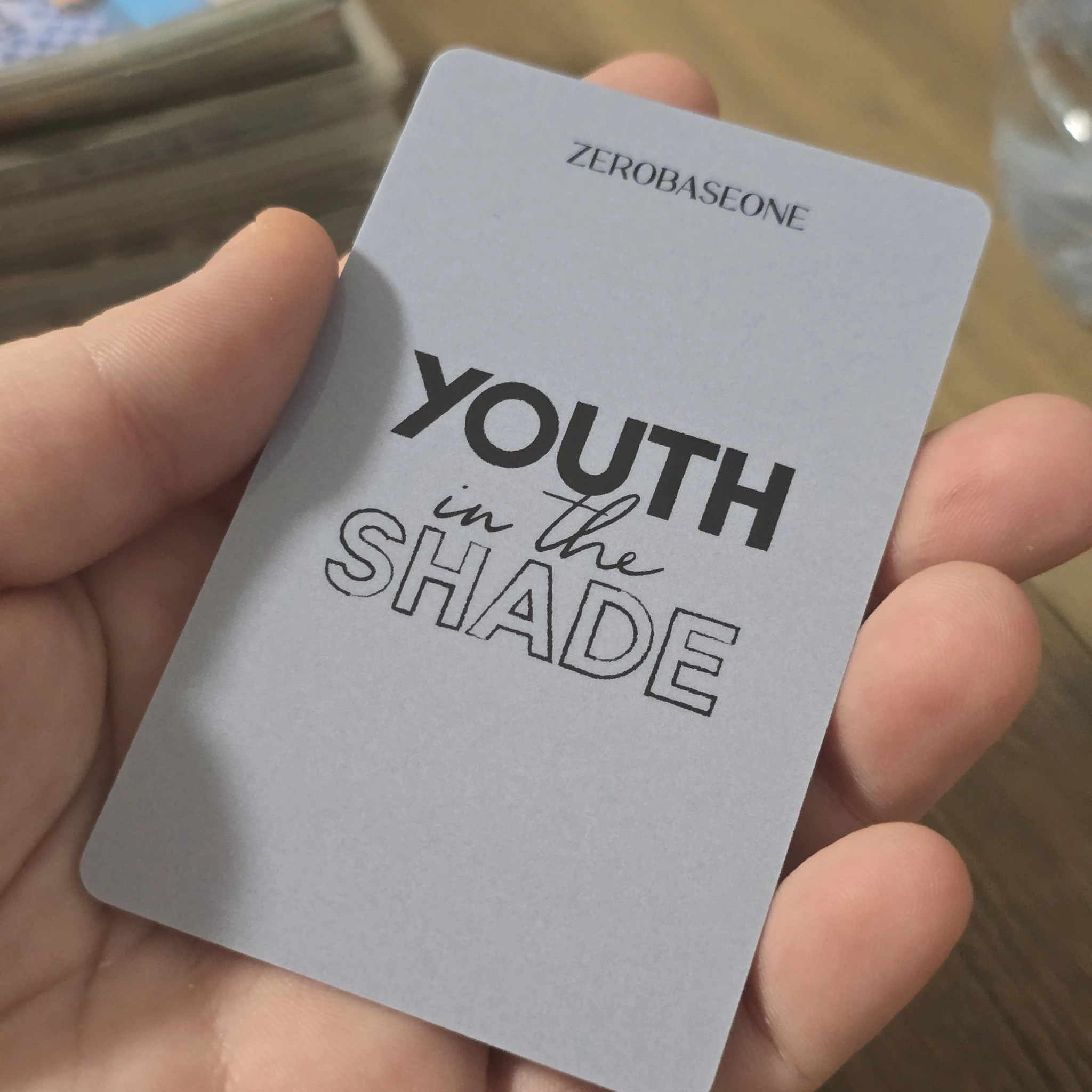ZEROBASEONE Jiwoong ZEROBASEONE - Jiwoong - Youth in the Shade Album withmuu lucky draw listing photo 2