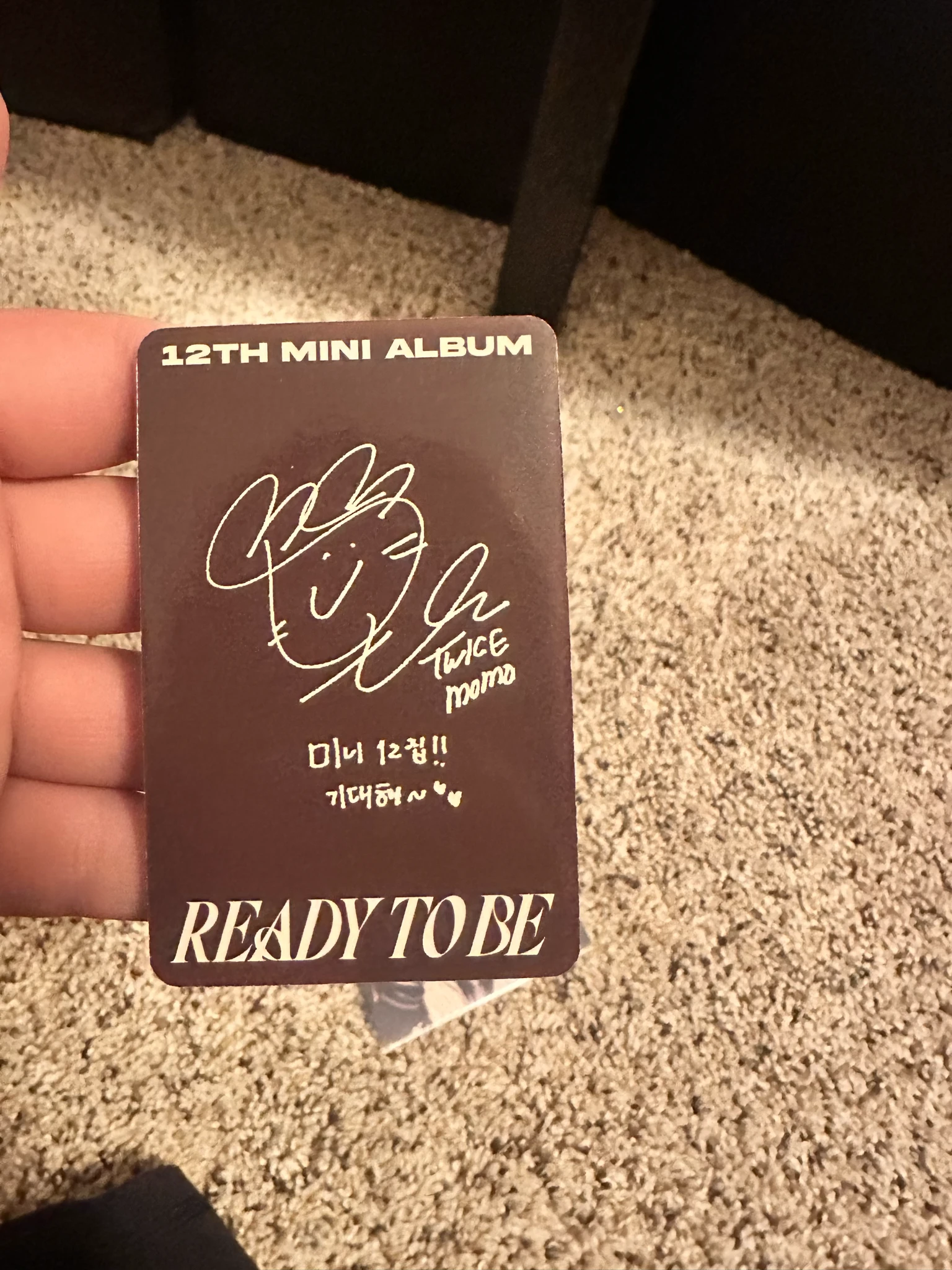 TWICE Momo TWICE-Momo-Album-READY TO BE listing photo 2