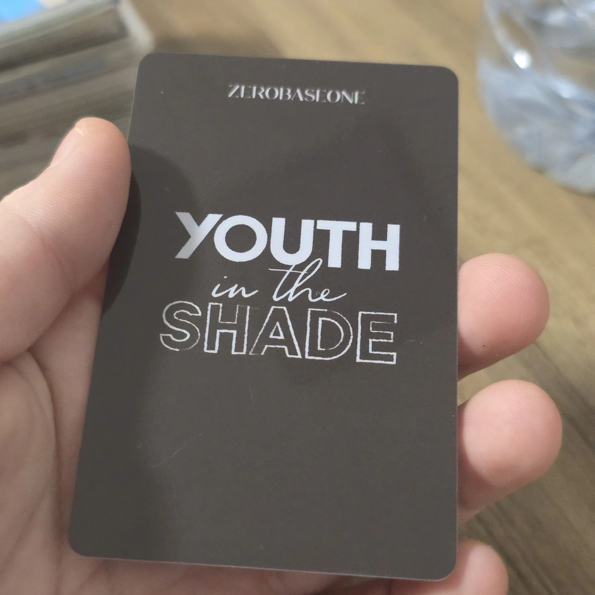 ZEROBASEONE Hanbin ZEROBASEONE - Hanbin - Youth in the Shade Album withmuu lucky draw digipack version listing photo 2