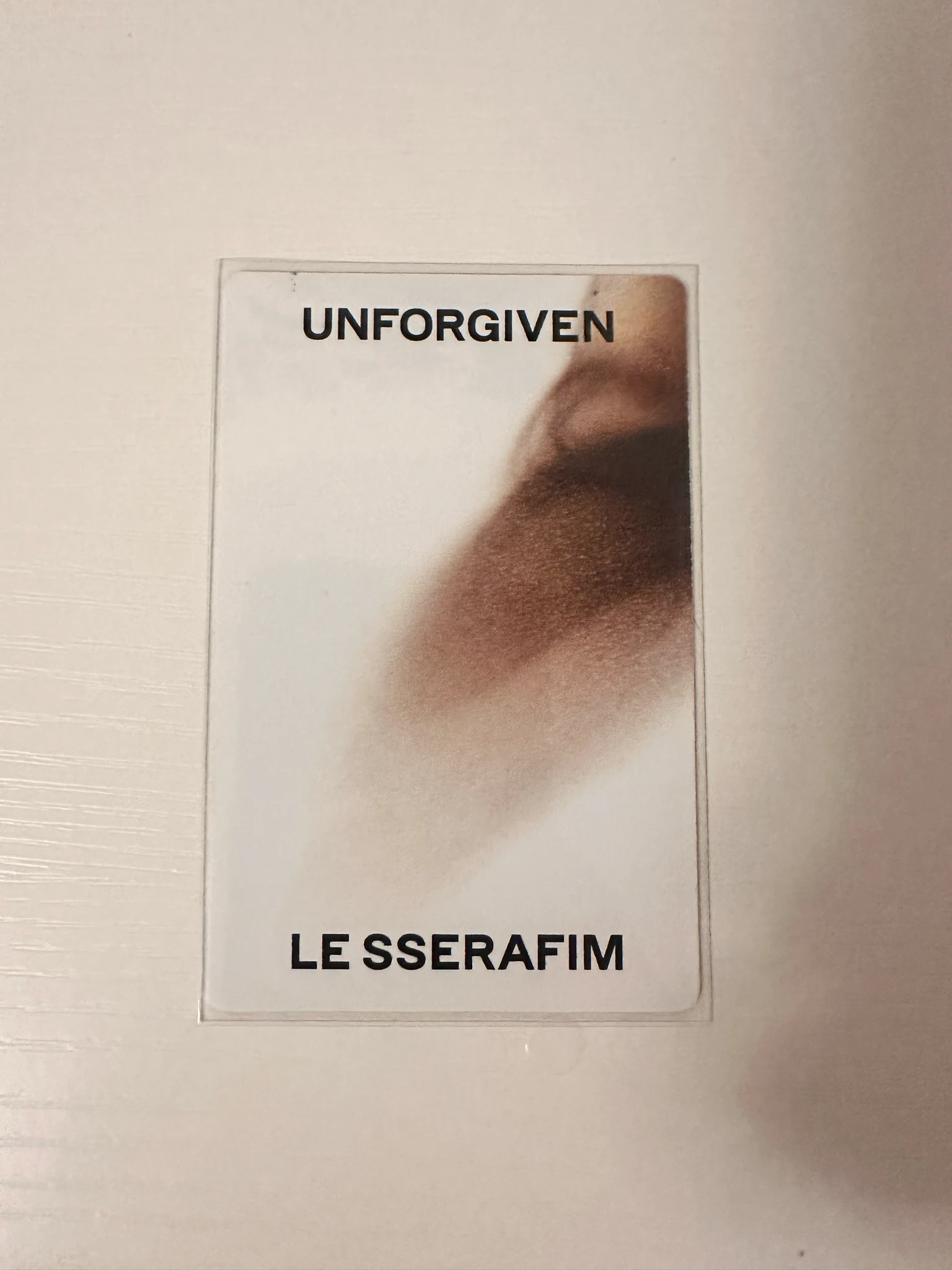 LE SSERAFIM LE SSERAFIM - UNFORGIVEN Album postcard album inclusion listing photo 2