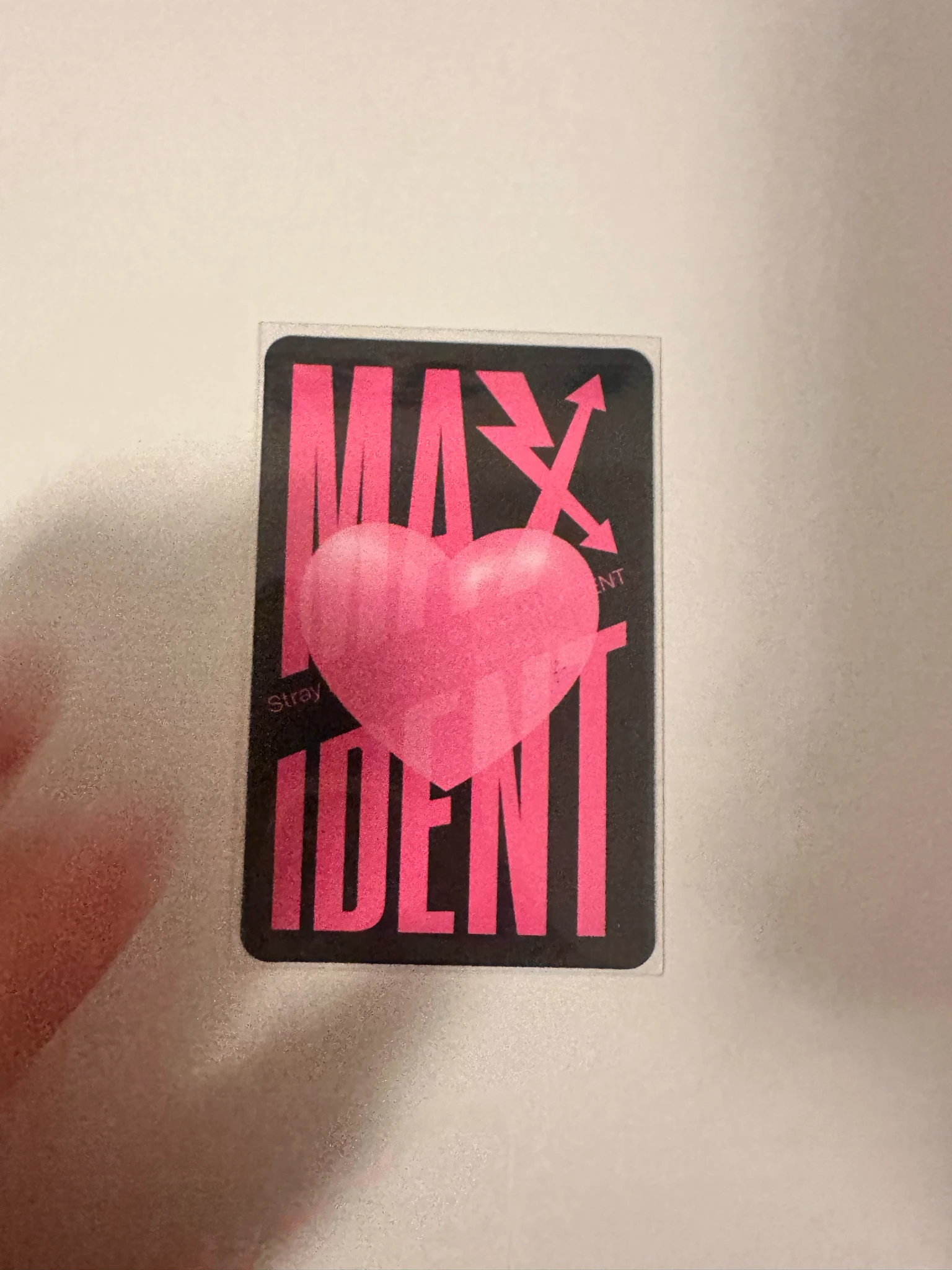 Stray Kids Hyunjin Stray Kids - Hyunjin - Maxident Album album photocard heart version listing photo 2