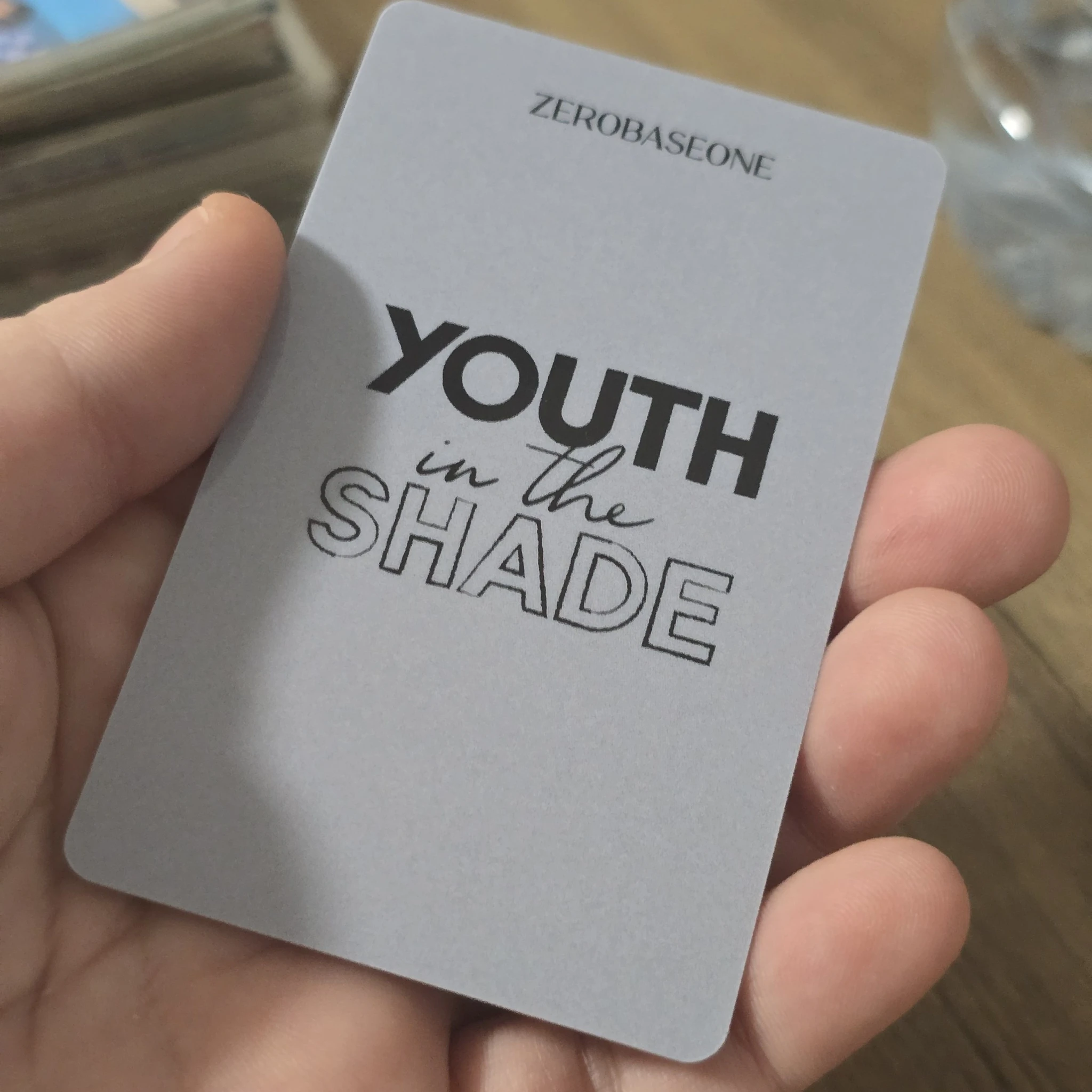ZEROBASEONE Hanbin ZEROBASEONE - Hanbin - Youth in the Shade Album lucky draw withmuu listing photo 2