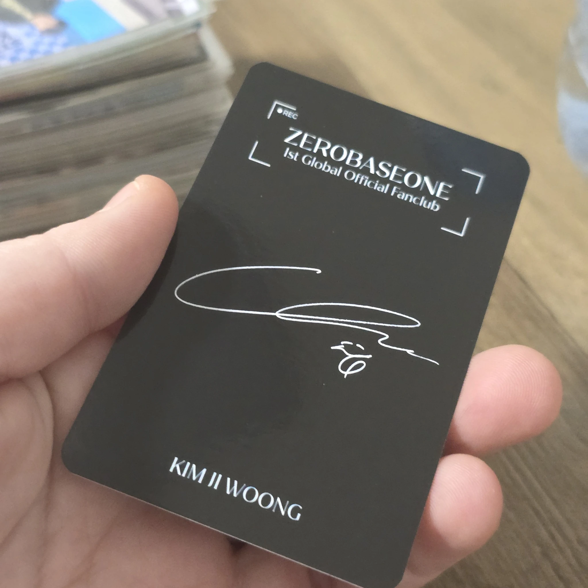 ZEROBASEONE Jiwoong ZEROBASEONE - Jiwoong - 1st Fanclub Other fanclub photocard set listing photo 2