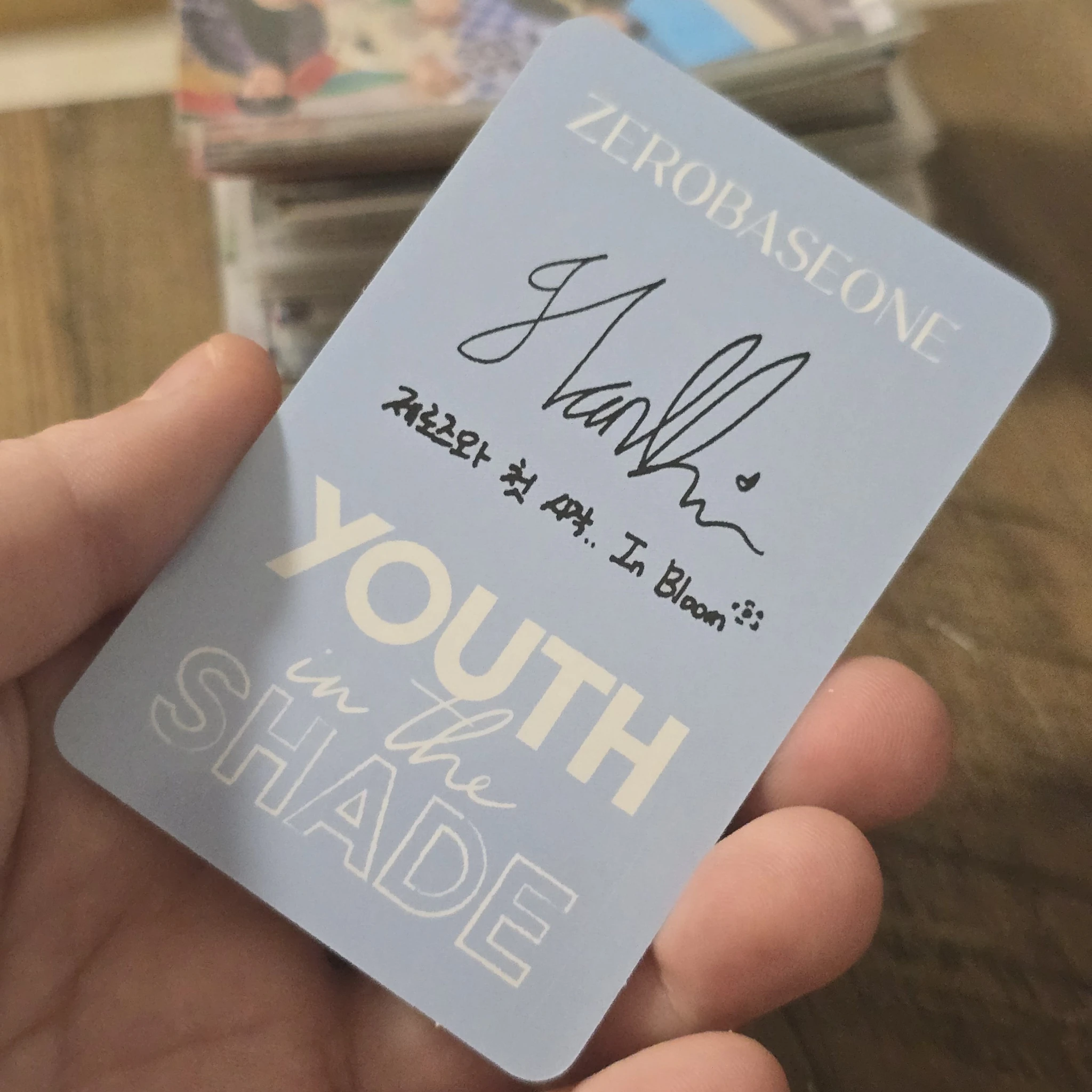 ZEROBASEONE Hanbin ZEROBASEONE - Hanbin - Youth in the Shade Album listing photo 2