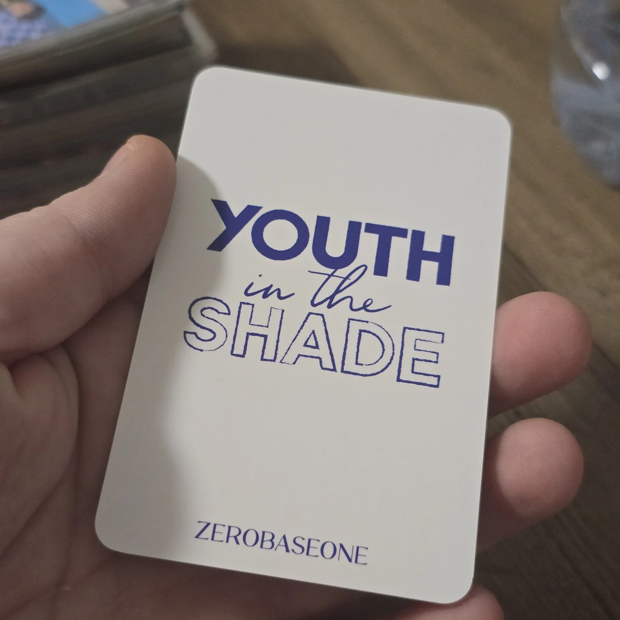 ZEROBASEONE Jiwoong ZEROBASEONE - Jiwoong - Youth in the Shade Album everline lucky draw listing photo 2