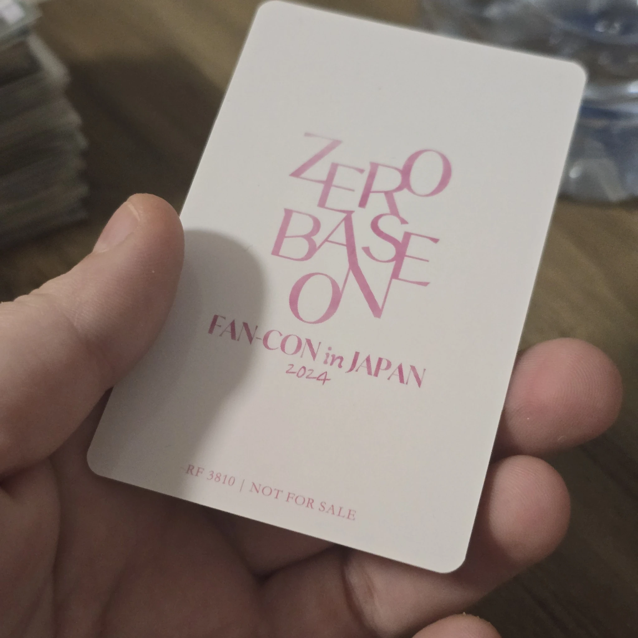 ZEROBASEONE Hao ZEROBASEONE - Hao - 2024 Fan-con in Japan Event bluray version dvd version listing photo 2