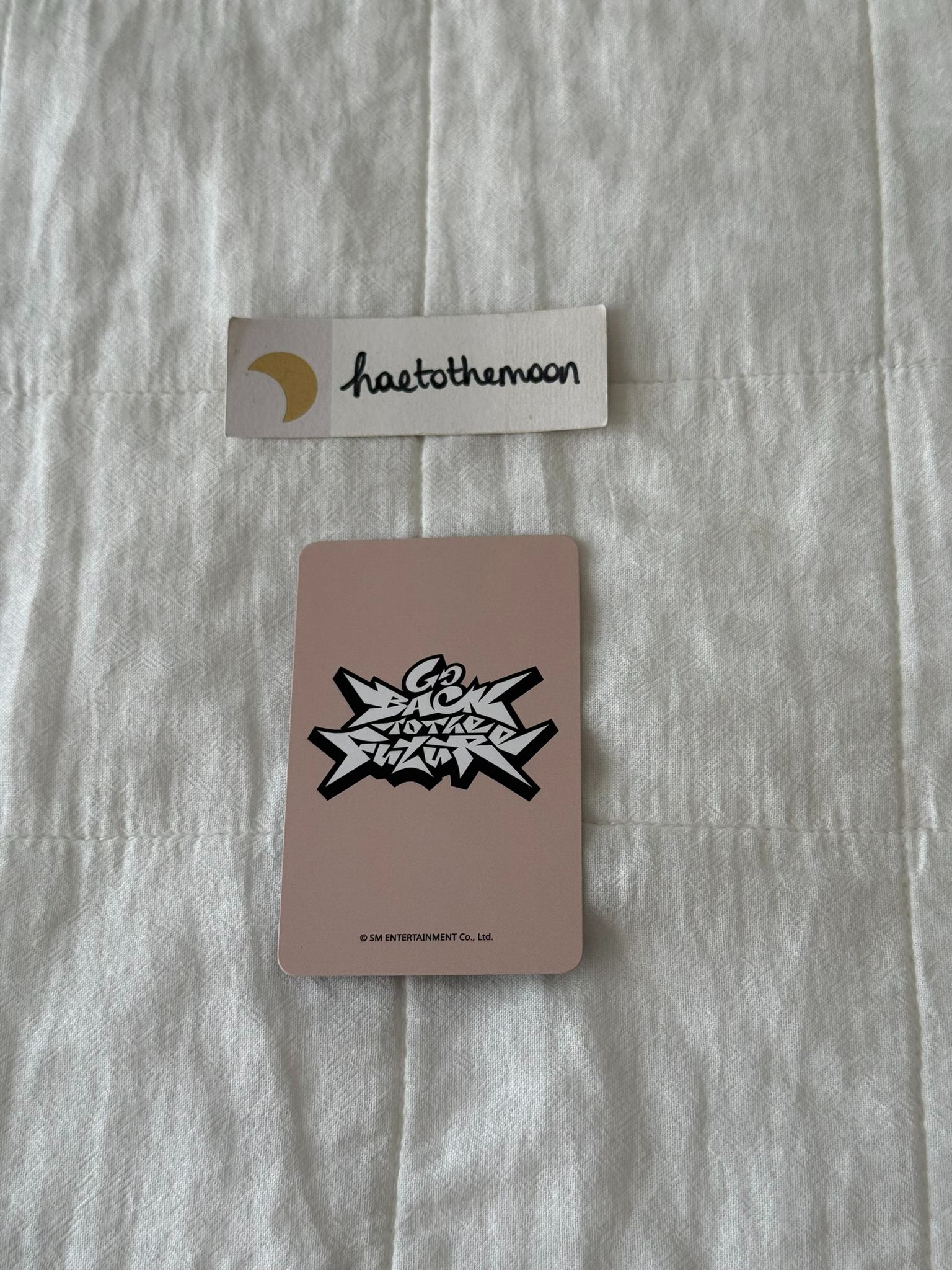 NCT DREAM Jaemin NCT DREAM - Jaemin - Go Back to the Future Album apple music hmv lucky draw listing photo 2