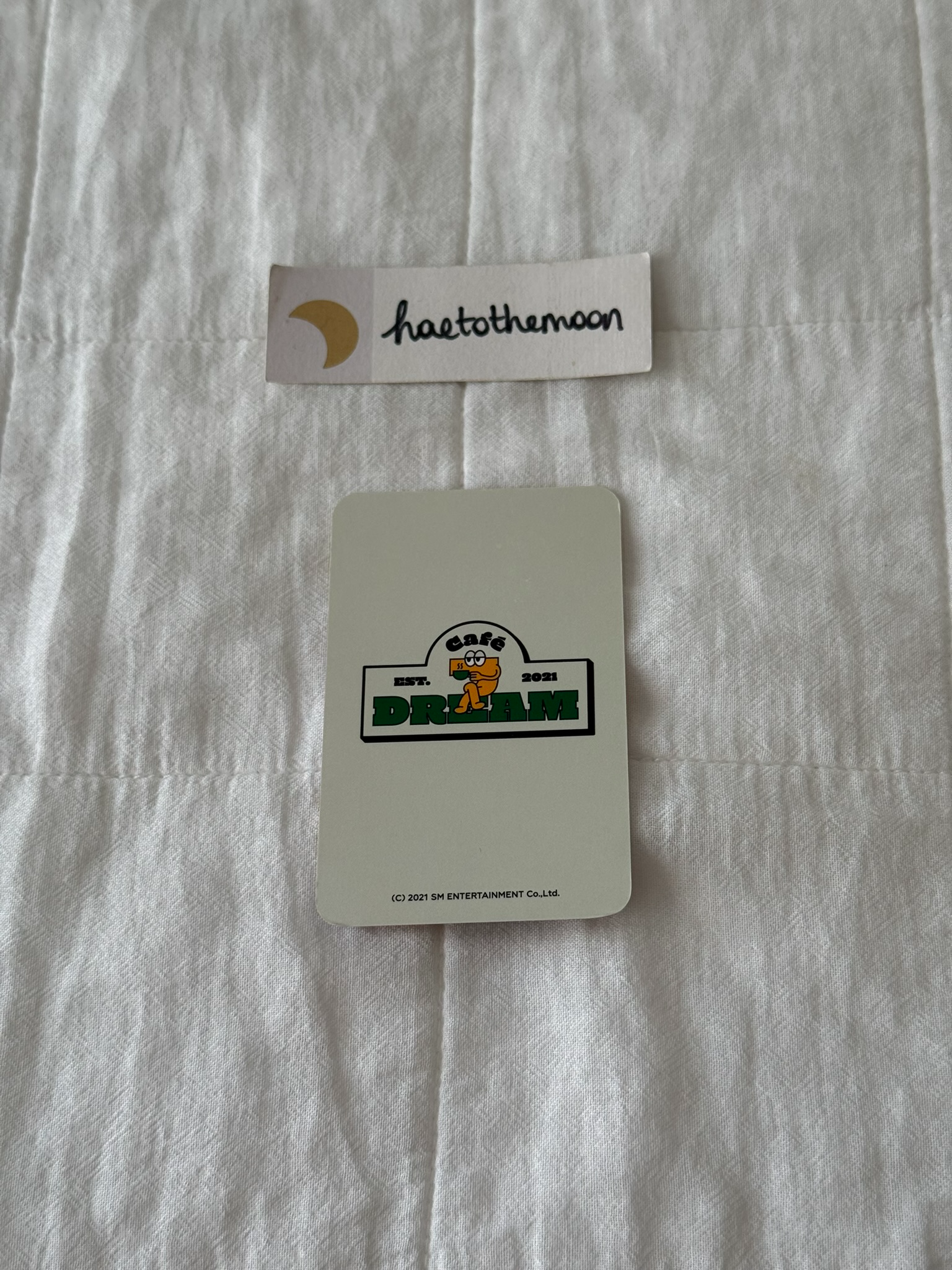 NCT DREAM Jeno NCT DREAM - Jeno - Cafe 7 Dream Other merch photocard tumbler listing photo 2