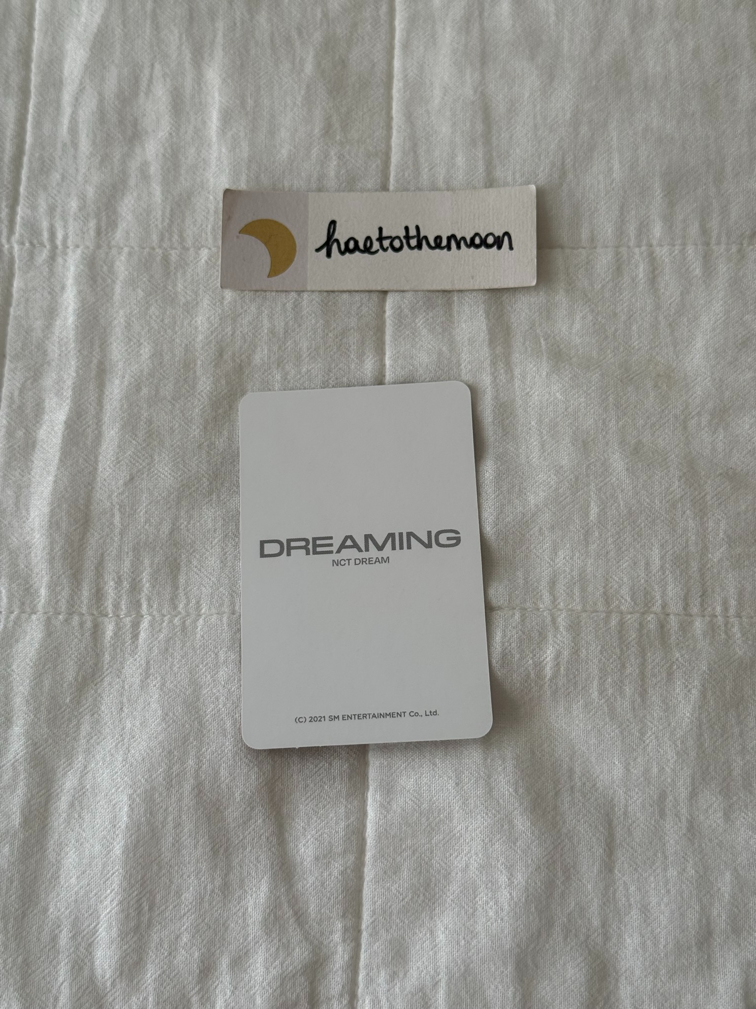 NCT Haechan NCT - Haechan - Universe MD Other dream version luggage sticker merch photocard dreaming version listing photo 2