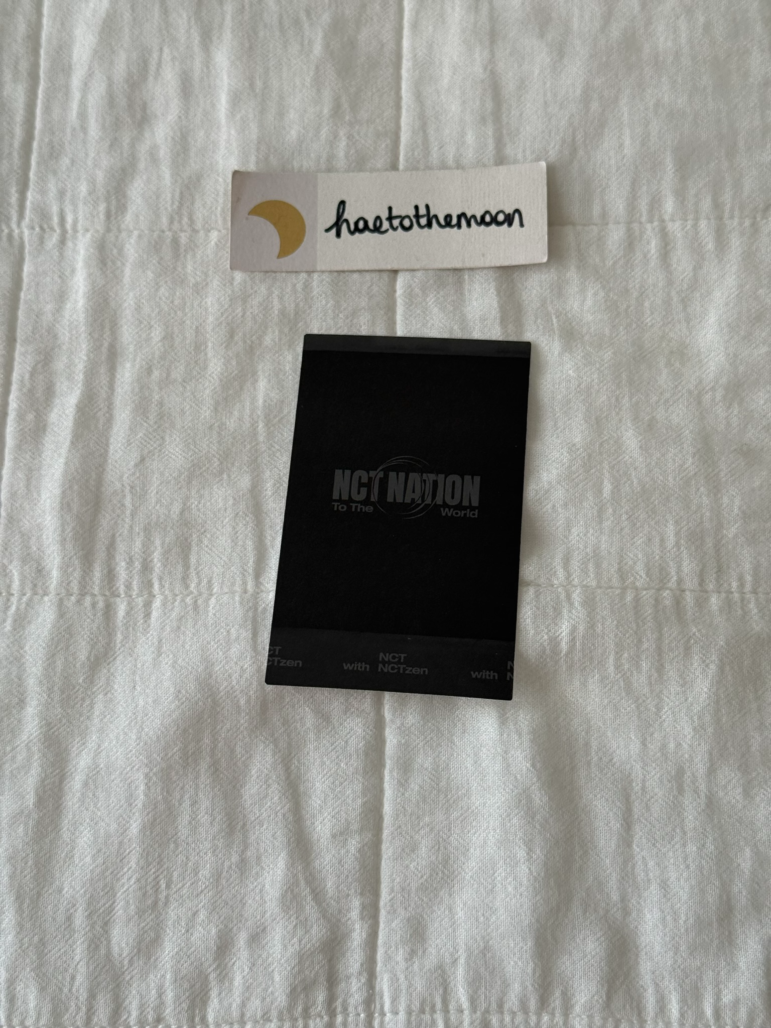 NCT Haechan NCT - Haechan - NCT NATION: To The World Event dvd inclusion polaroid polaroid set listing photo 2