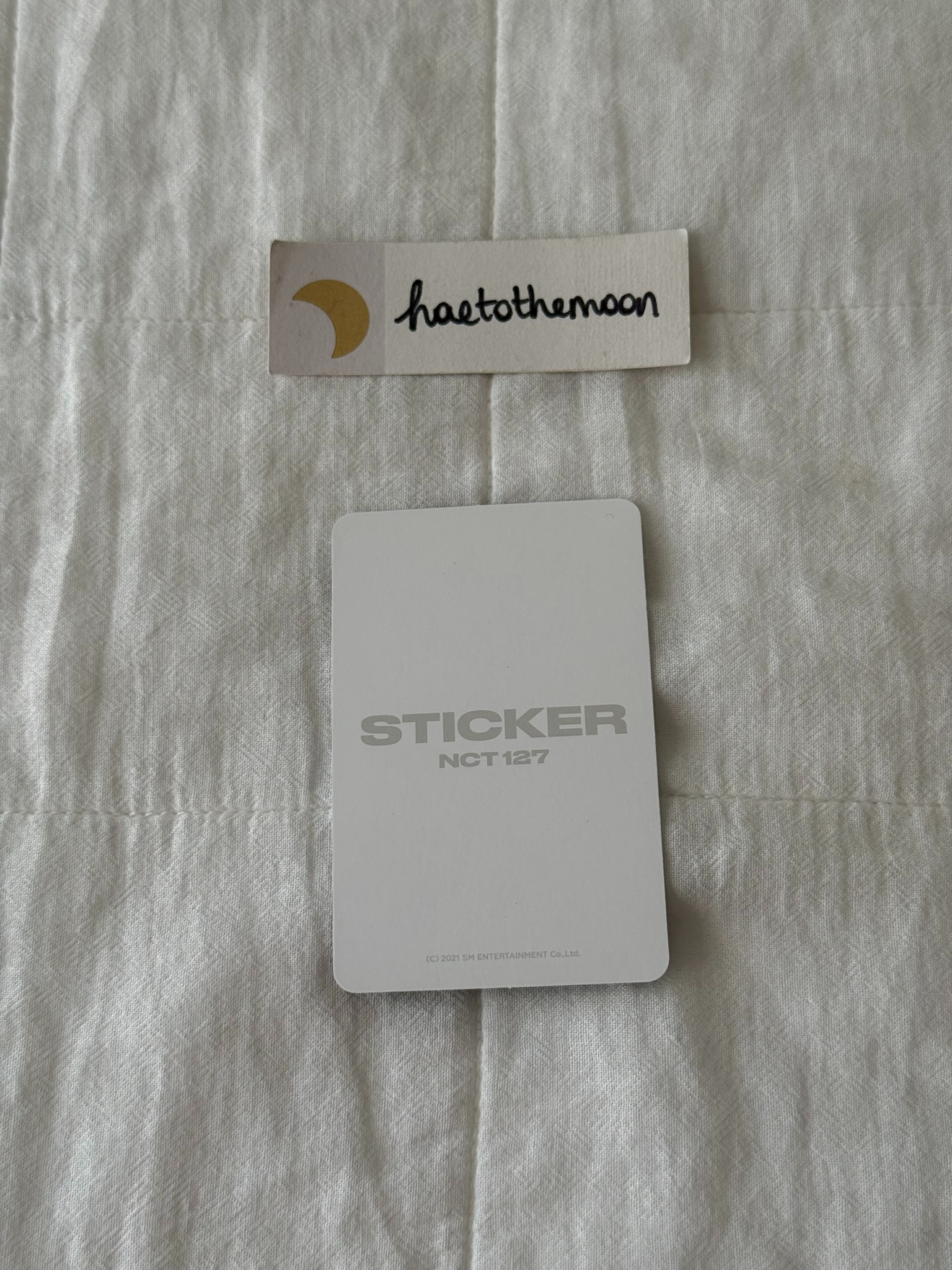 NCT 127 Haechan NCT 127 - Haechan - Sticker MD Other merch photocard standee holographic (hologram) listing photo 2