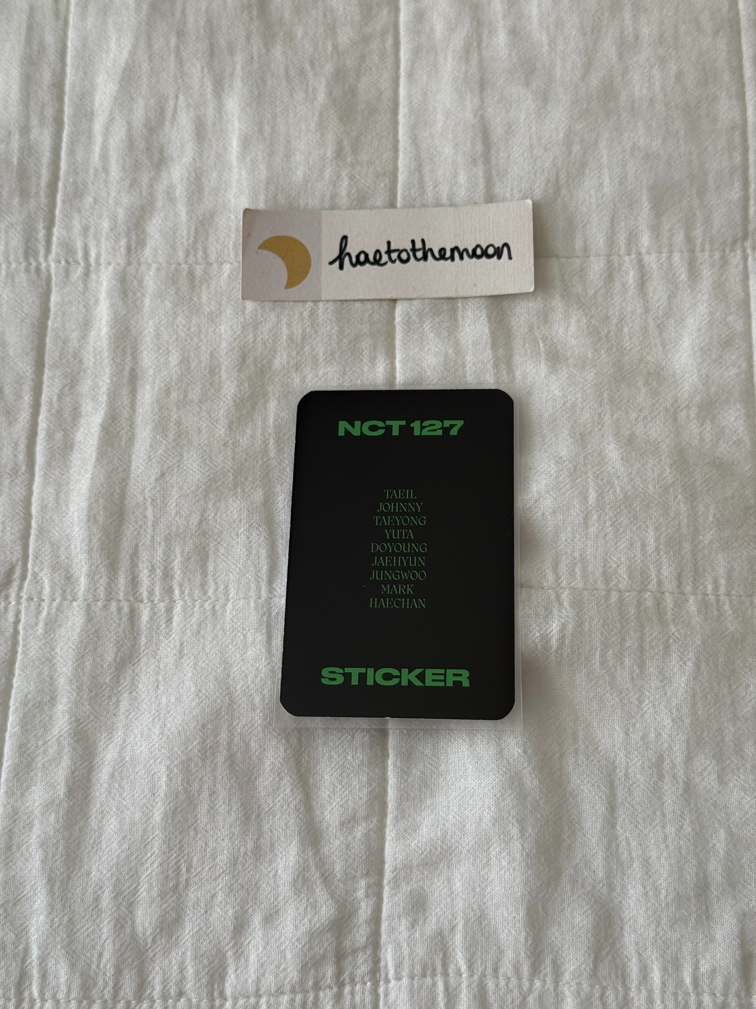 NCT 127 Haechan NCT 127 - Haechan - Sticker MD Other deluxe box merch photocard selfie sm global shop listing photo 2