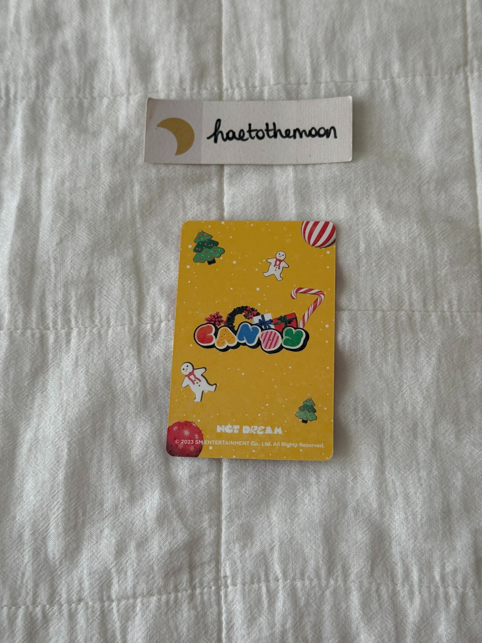 NCT DREAM Haechan NCT DREAM - Haechan - Candy MD Other merch photocard bag listing photo 2
