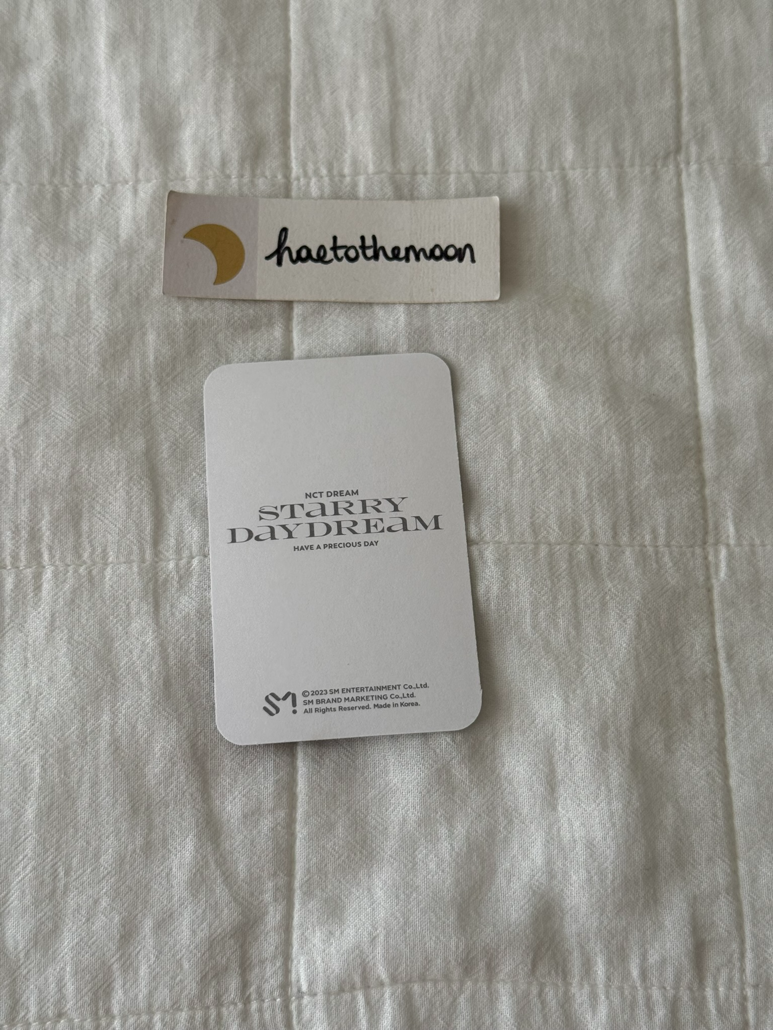 NCT DREAM Haechan NCT DREAM - Haechan - Starry Daydream Other holographic (hologram) photocard set listing photo 2