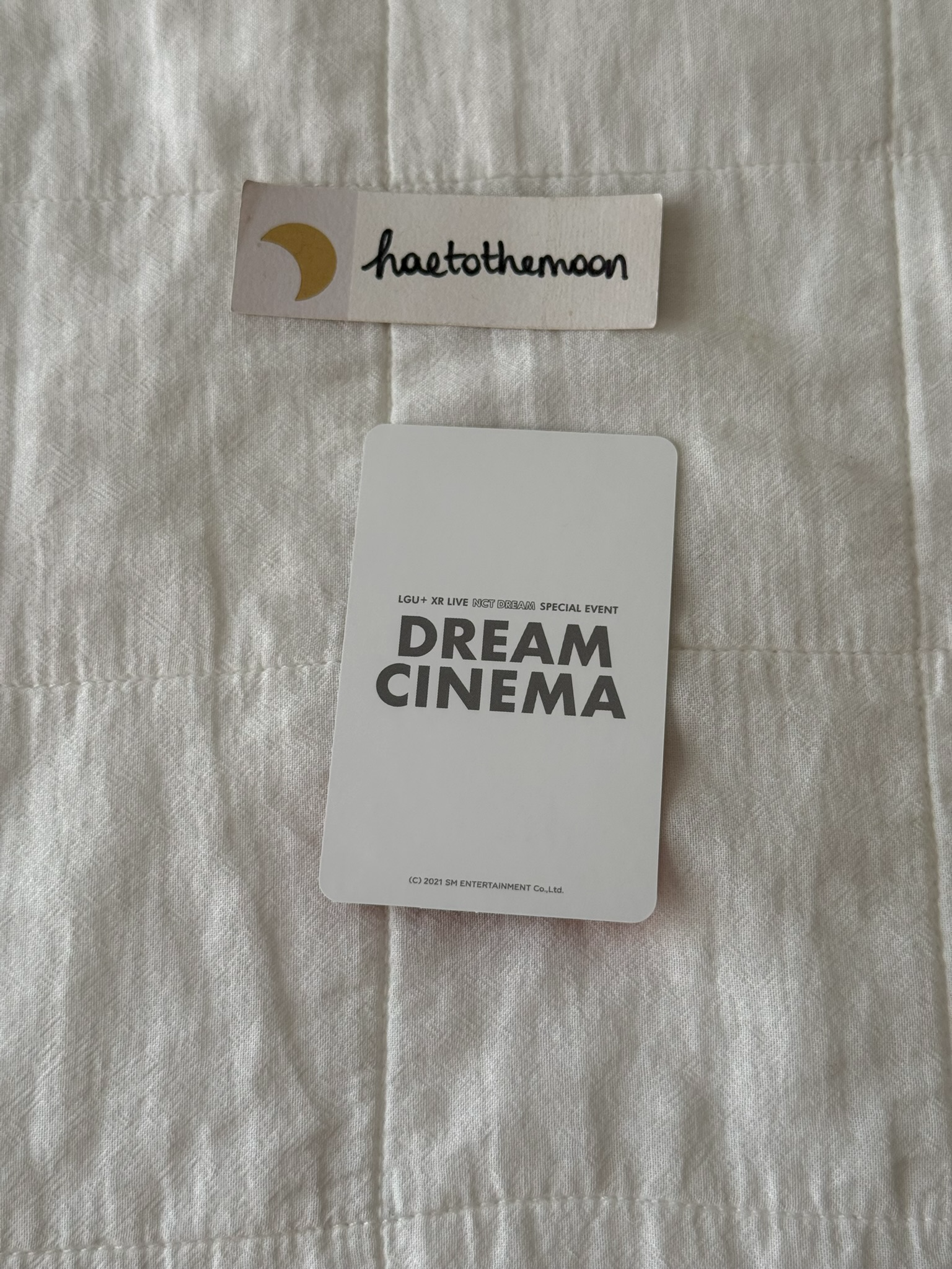 NCT DREAM Haechan NCT DREAM - Haechan - NCT DREAM XR Live Special Event: DREAM CINEMA Event merch inclusion listing photo 2