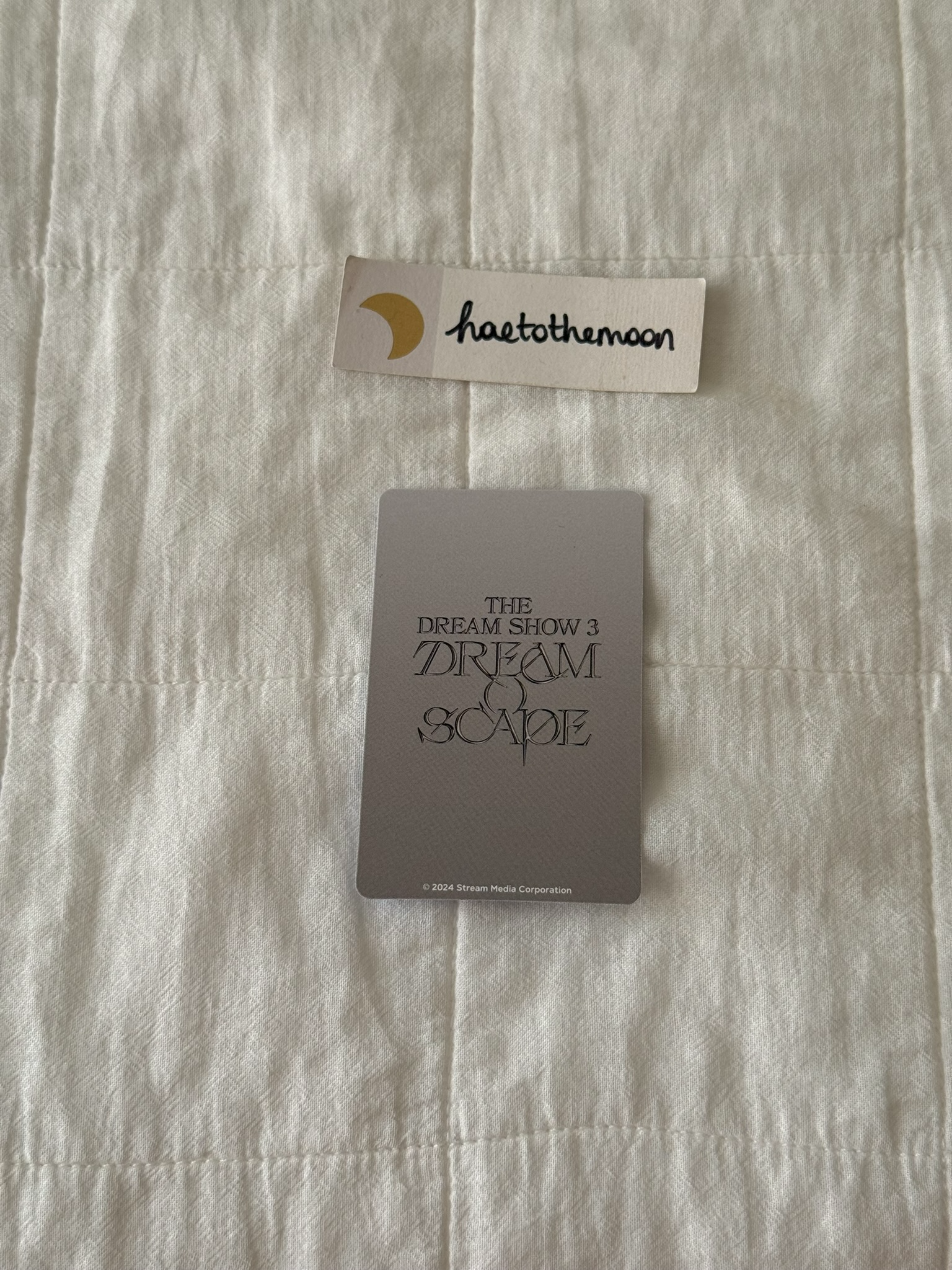 NCT DREAM Haechan NCT DREAM - Haechan - THE DREAM SHOW 3 : DREAM()SCAPE Event trading card merch photocard japan tour merch listing photo 2