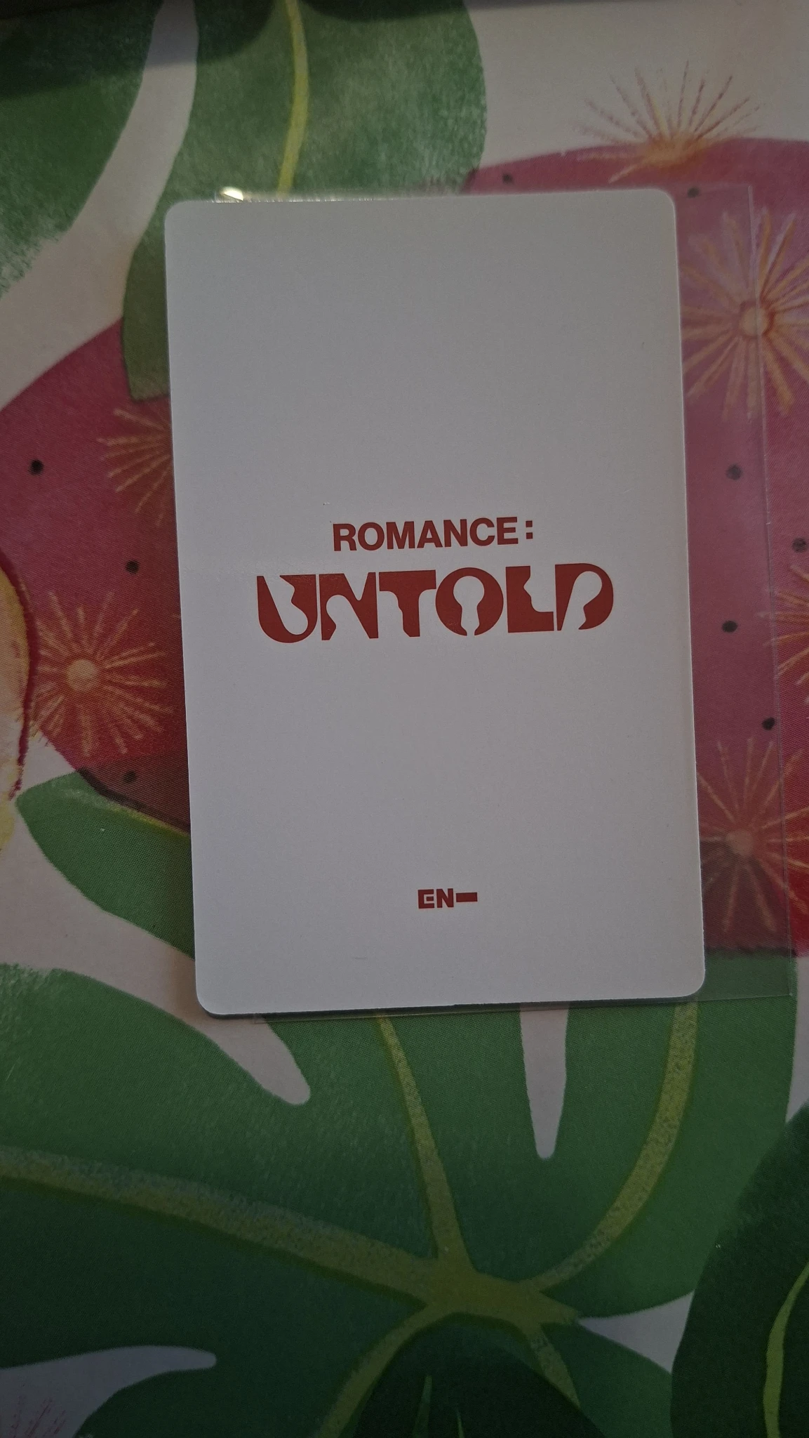 ENHYPEN Jay ENHYPEN - Jay - ROMANCE: UNTOLD Album korean album album photocard engene version A version listing photo 2