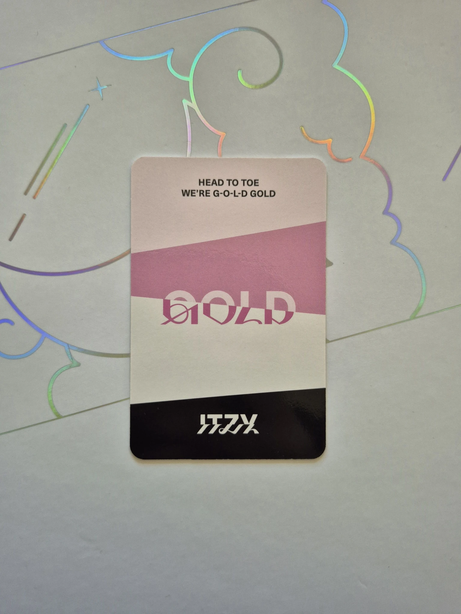 ITZY Ryujin ITZY - Ryujin - GOLD Album album photocard standard ver. listing photo 2