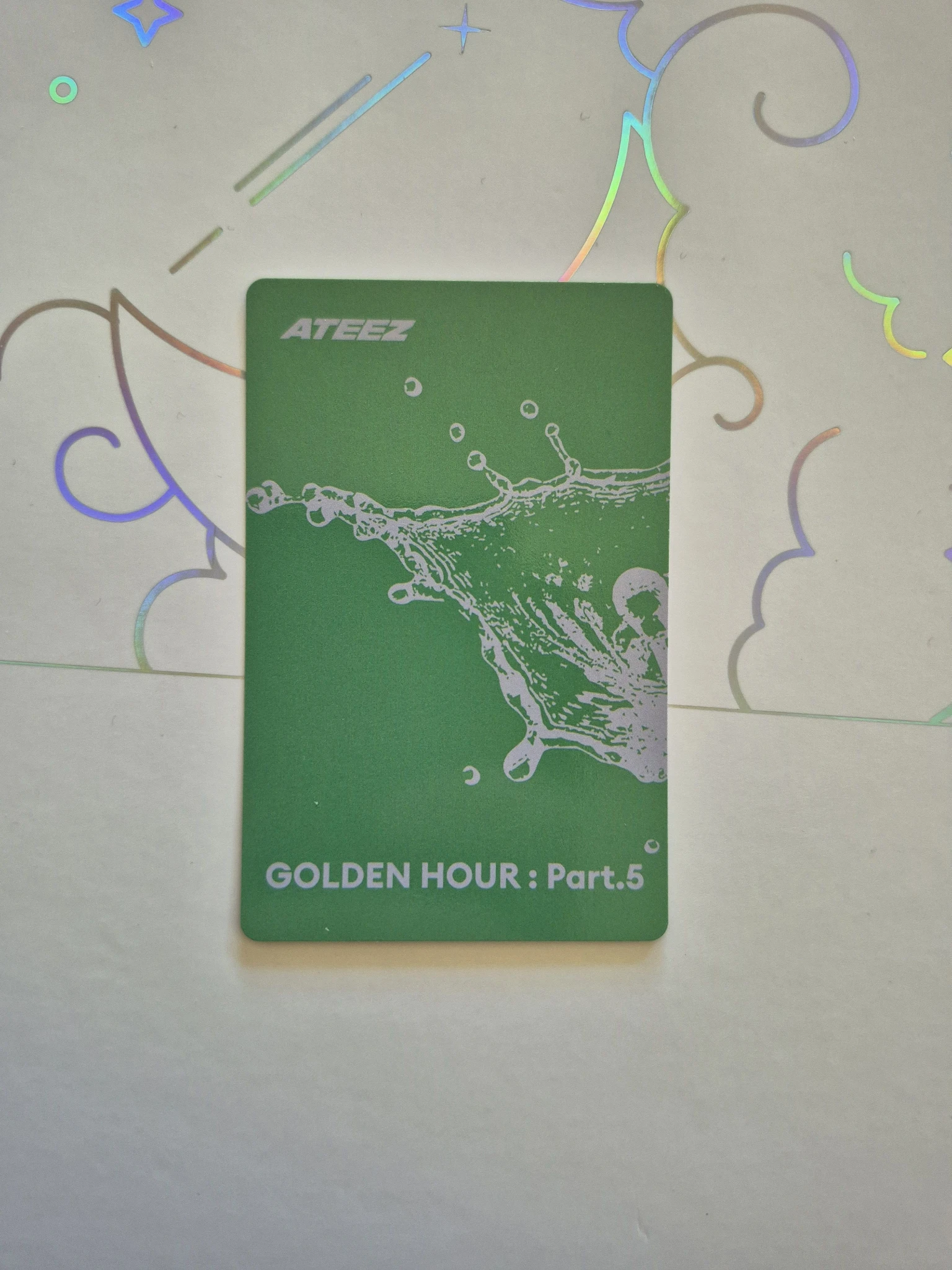ATEEZ Seonghwa ATEEZ - Seonghwa - GOLDEN HOUR : Part.5 Album Z version album photocard poca album listing photo 2