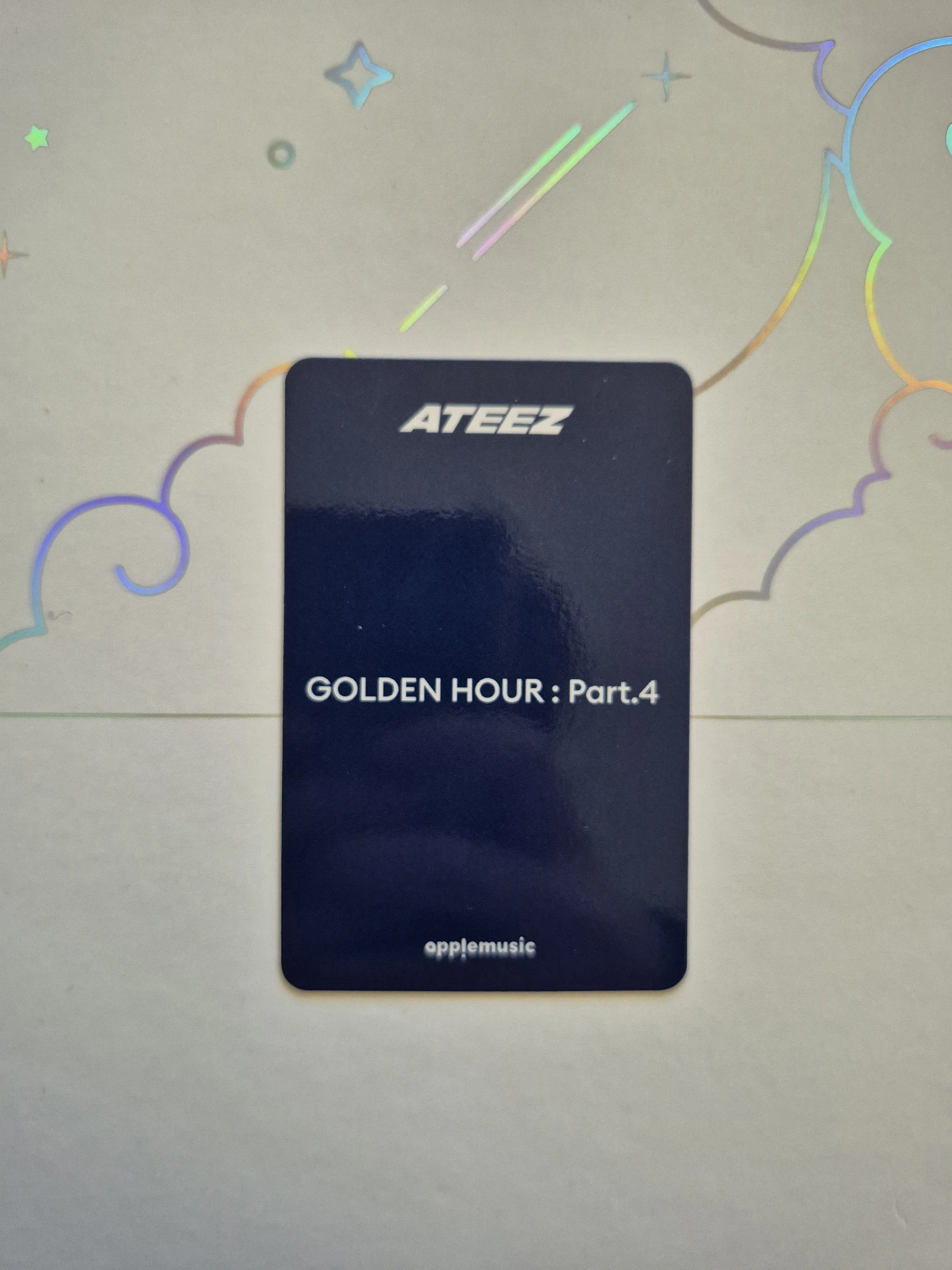 ATEEZ Mingi ATEEZ - Mingi - Golden Hour : Part.4 Album apple music pob (pre-order benefit) round 1 photobook version FPO listing photo 2