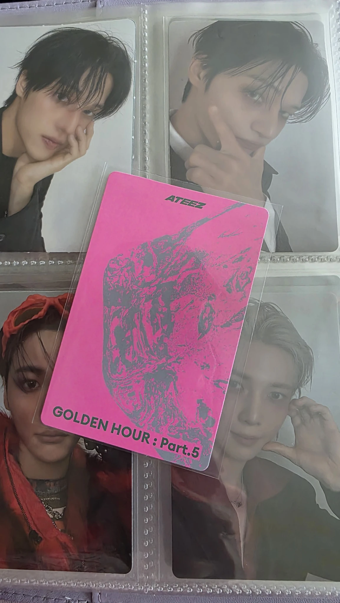 ATEEZ Seonghwa ATEEZ - Seonghwa - GOLDEN HOUR : Part.5 Album album photocard A version listing photo 2