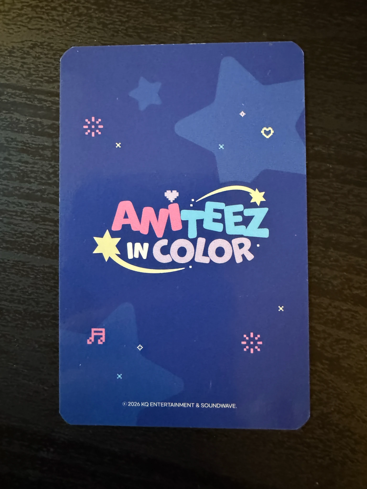 ATEEZ Wooyoung ATEEZ - Wooyoung - ANITEEZ IN COLOR Other trading card listing photo 2