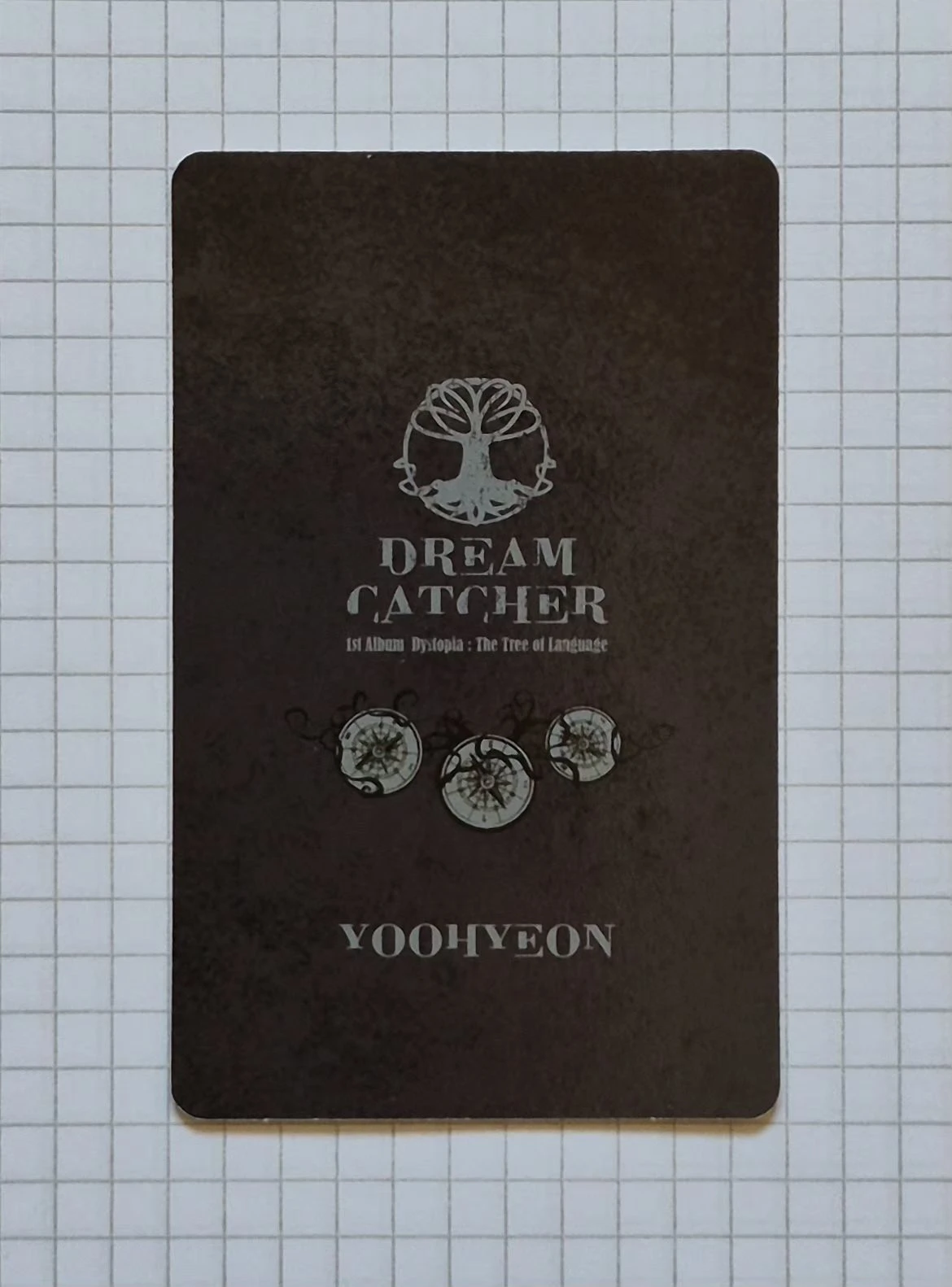 Dreamcatcher Yoohyeon Dreamcatcher - Yoohyeon - Dystopia: The Tree of Language Album E version V version i version L version album photocard korean album listing photo 2