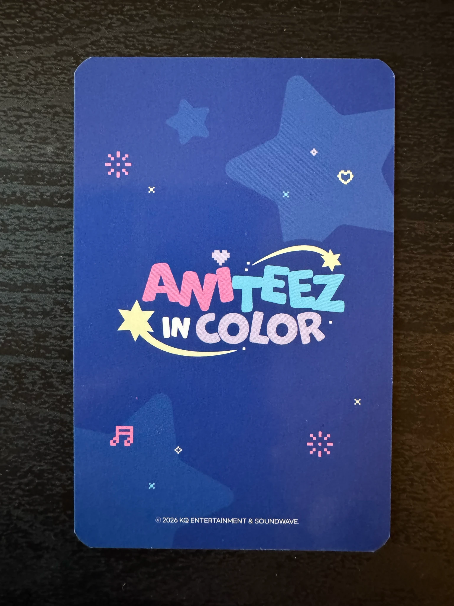 ATEEZ Wooyoung ATEEZ - Wooyoung - ANITEEZ IN COLOR Other trading card listing photo 2
