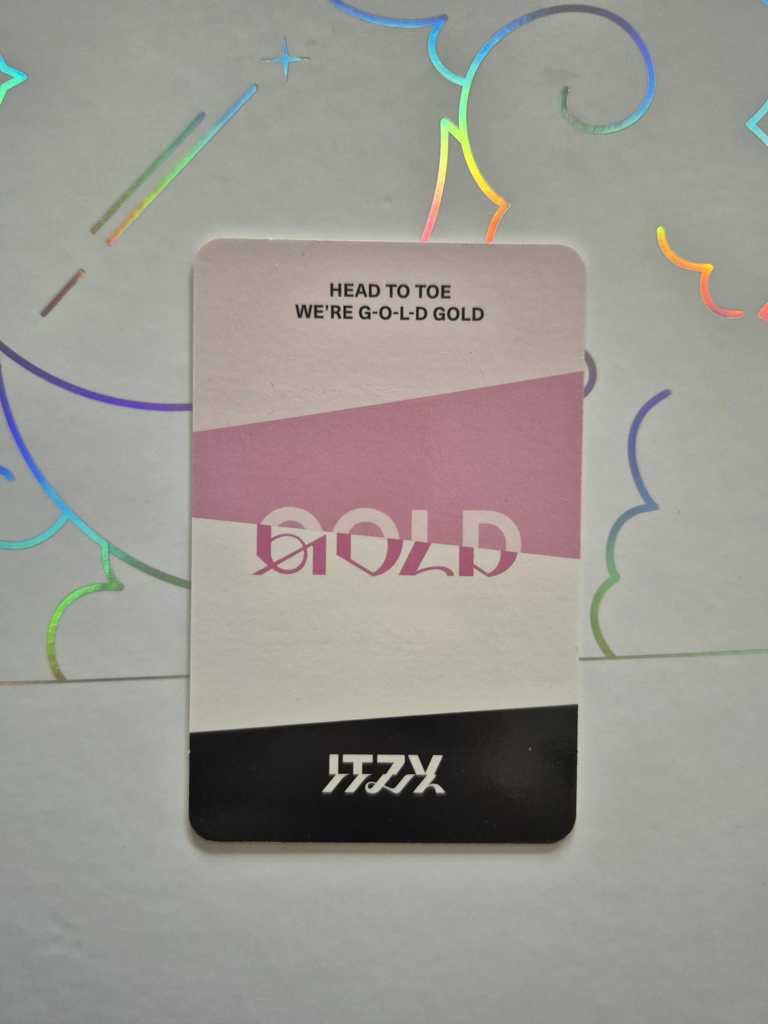 ITZY Yuna ITZY - Yuna - GOLD Album album photocard standard ver. listing photo 2
