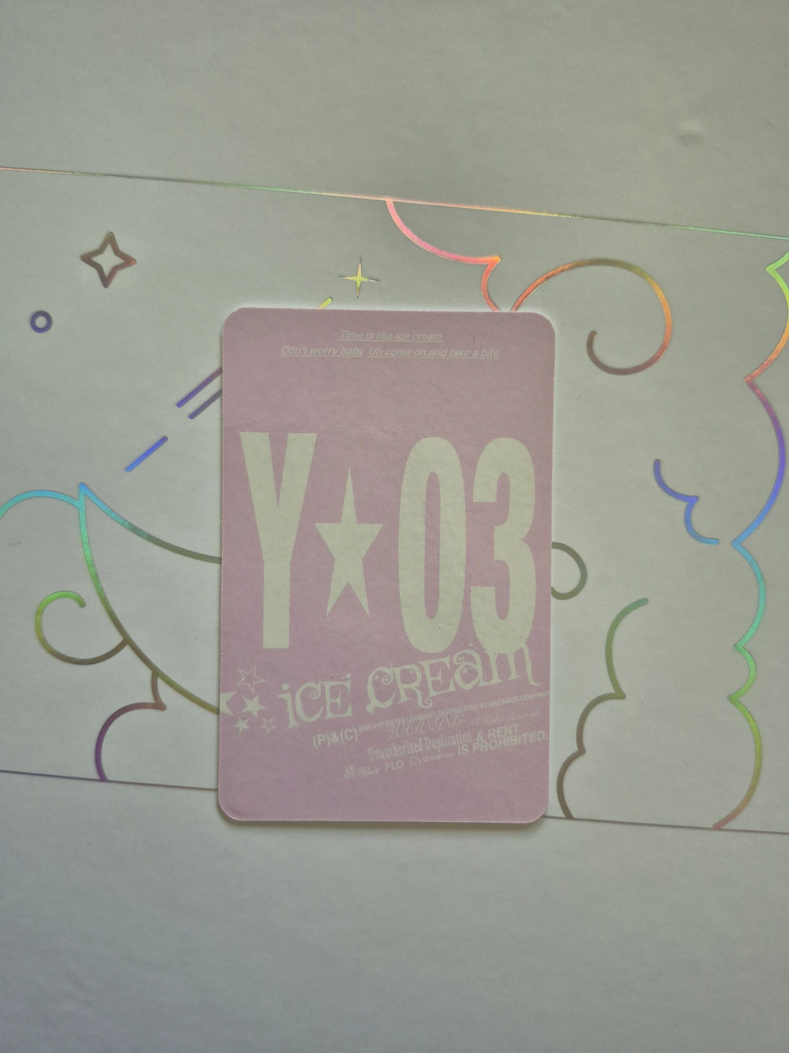 ITZY Yuna ITZY - Yuna - Ice Cream Album solo album special version A version album photocard listing photo 2