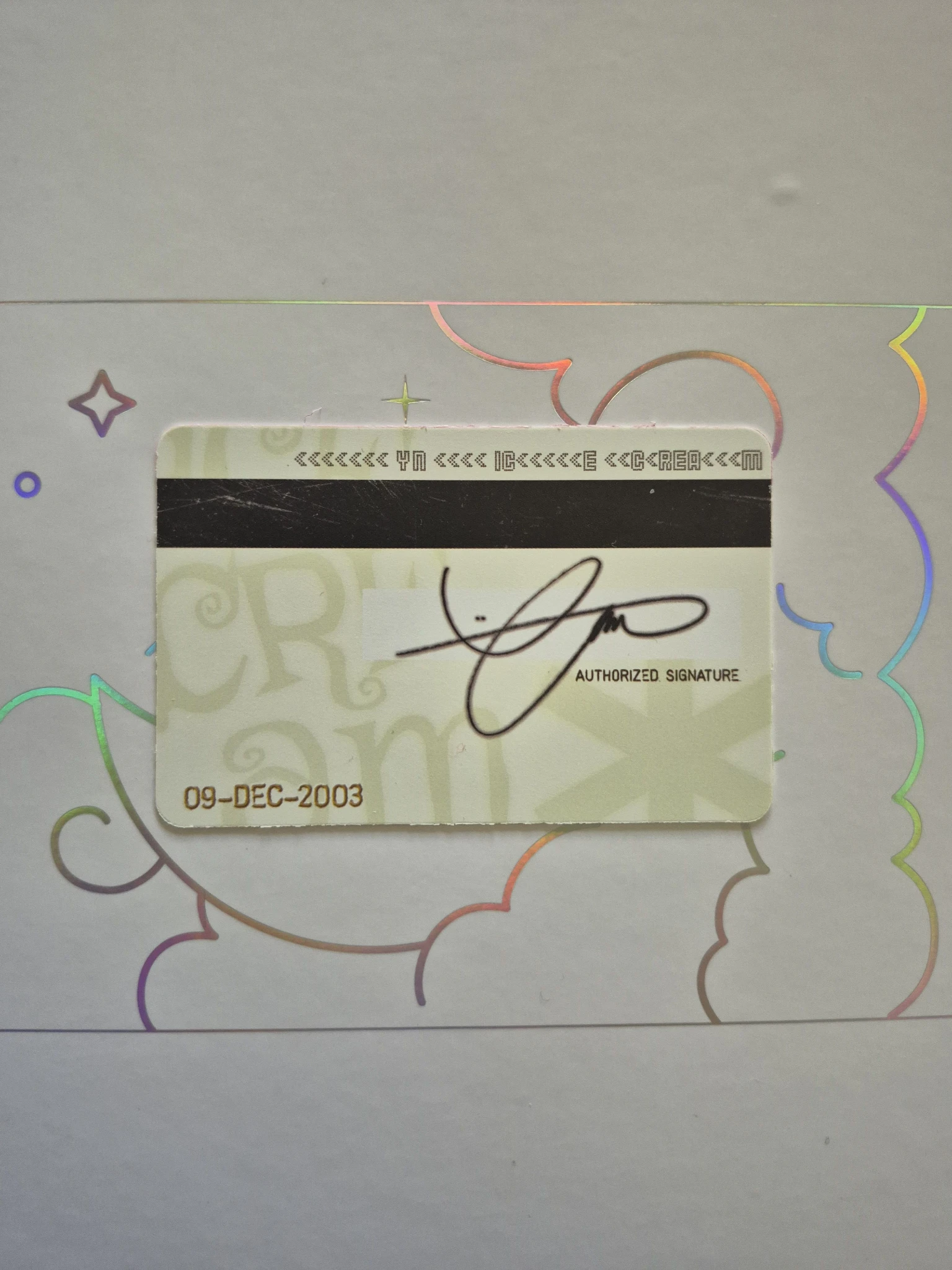ITZY Yuna ITZY - Yuna - Ice Cream Album album photocard id card solo album horizontal listing photo 2