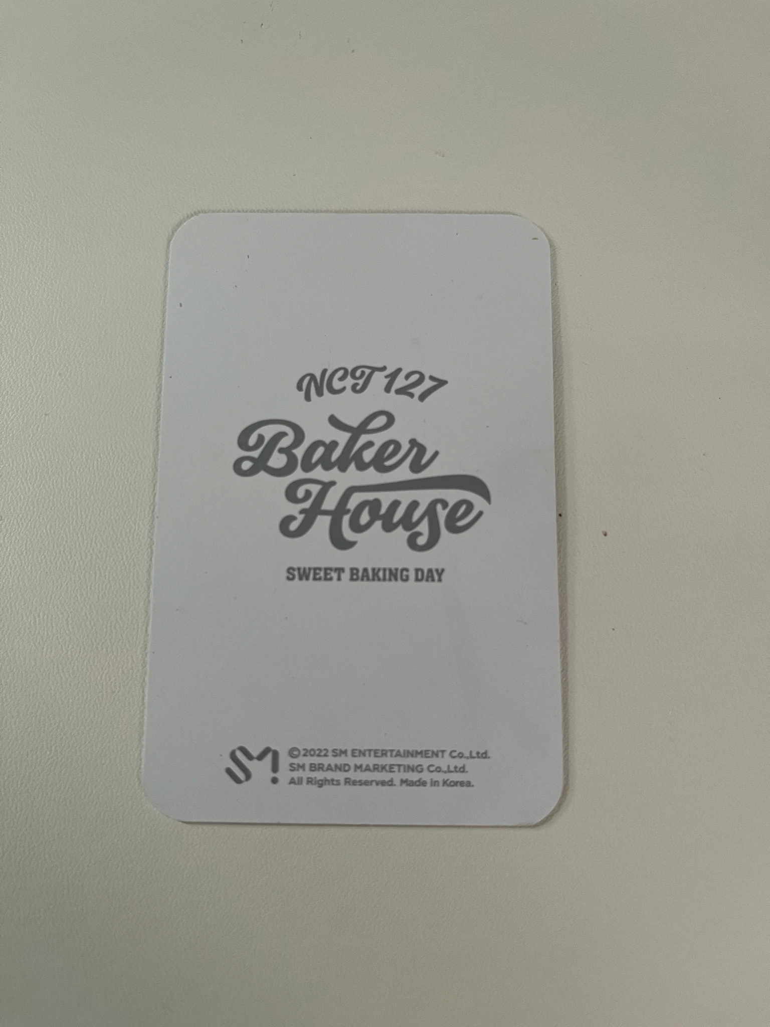 NCT 127 Taeyong NCT 127 - Taeyong - Baker House Other trading card merch photocard concept version listing photo 2