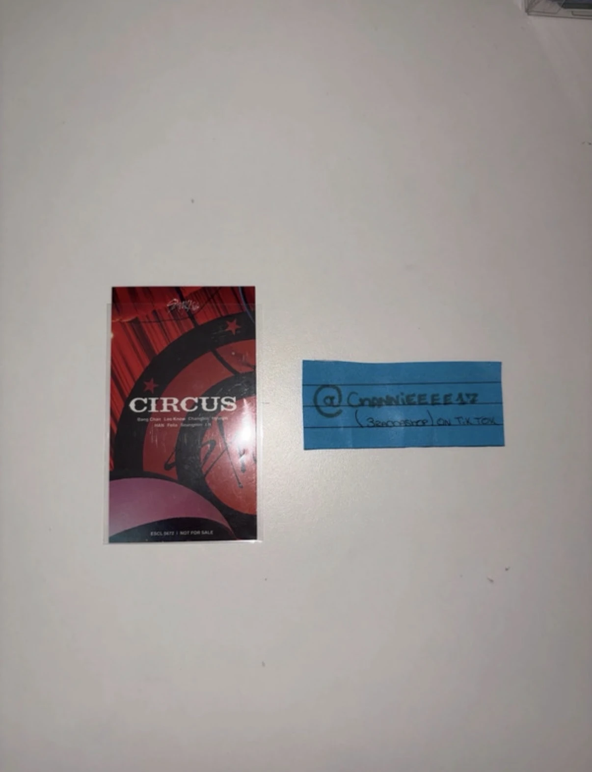 Stray Kids Bang Chan Stray Kids - Bang Chan - CIRCUS Album album photocard regular version listing photo 2