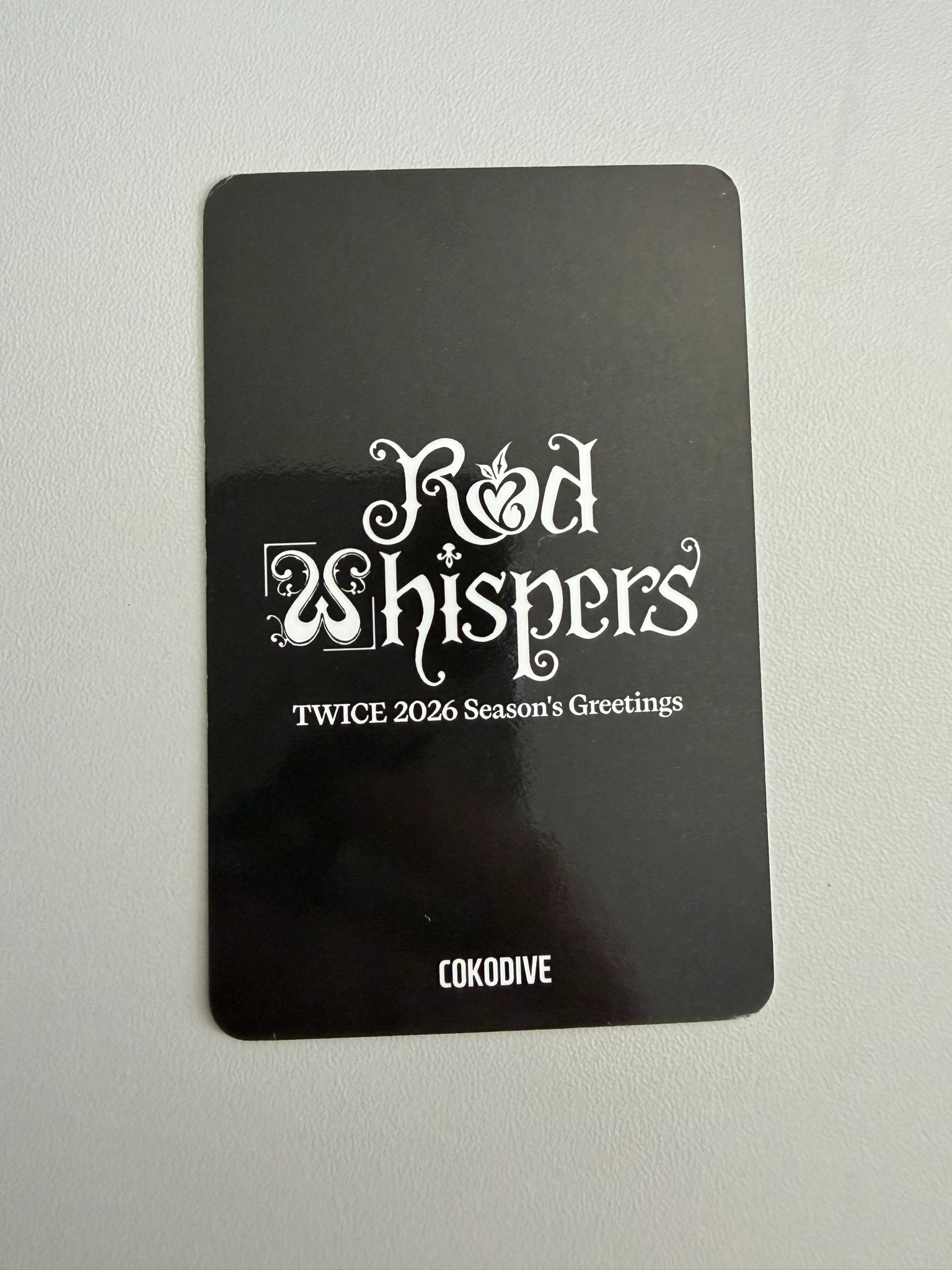 TWICE Chaeyoung TWICE - Chaeyoung - 2026 Season’s Greetings: RED WHISPERS Other pob (pre-order benefit) photocard set yes24 listing photo 2