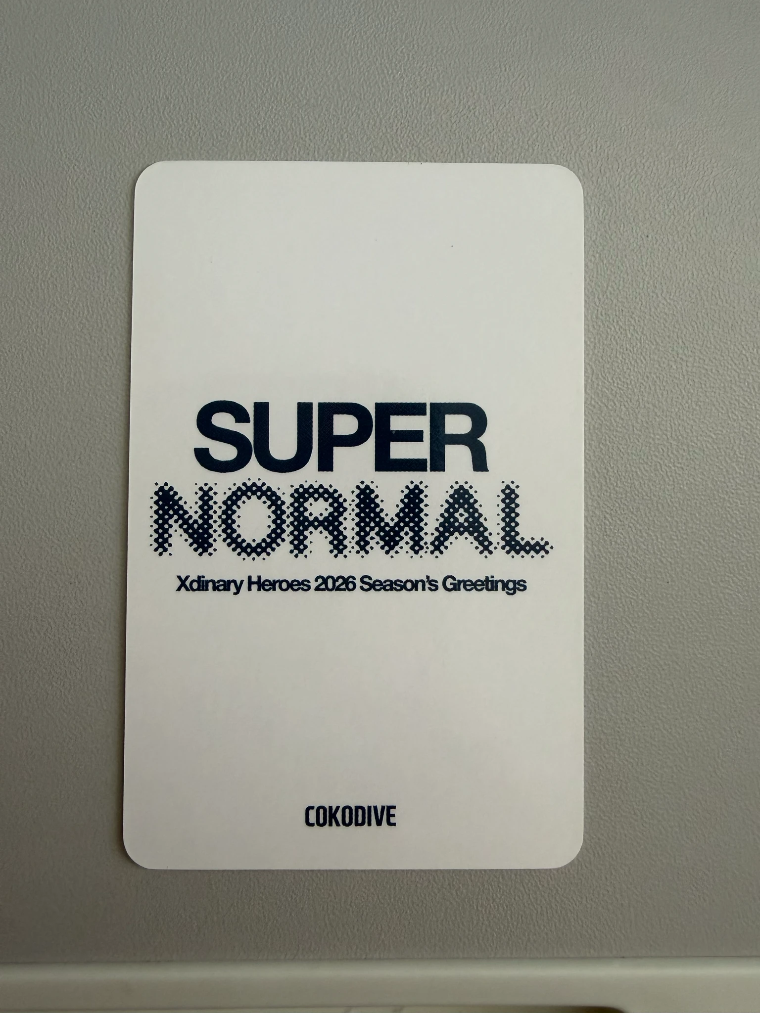 Xdinary Heroes Jun Han Xdinary Heroes - Jun Han - 2026 Season's Greetings - SUPER NORMAL Other season's greetings pob (pre-order benefit) withmuu listing photo 2
