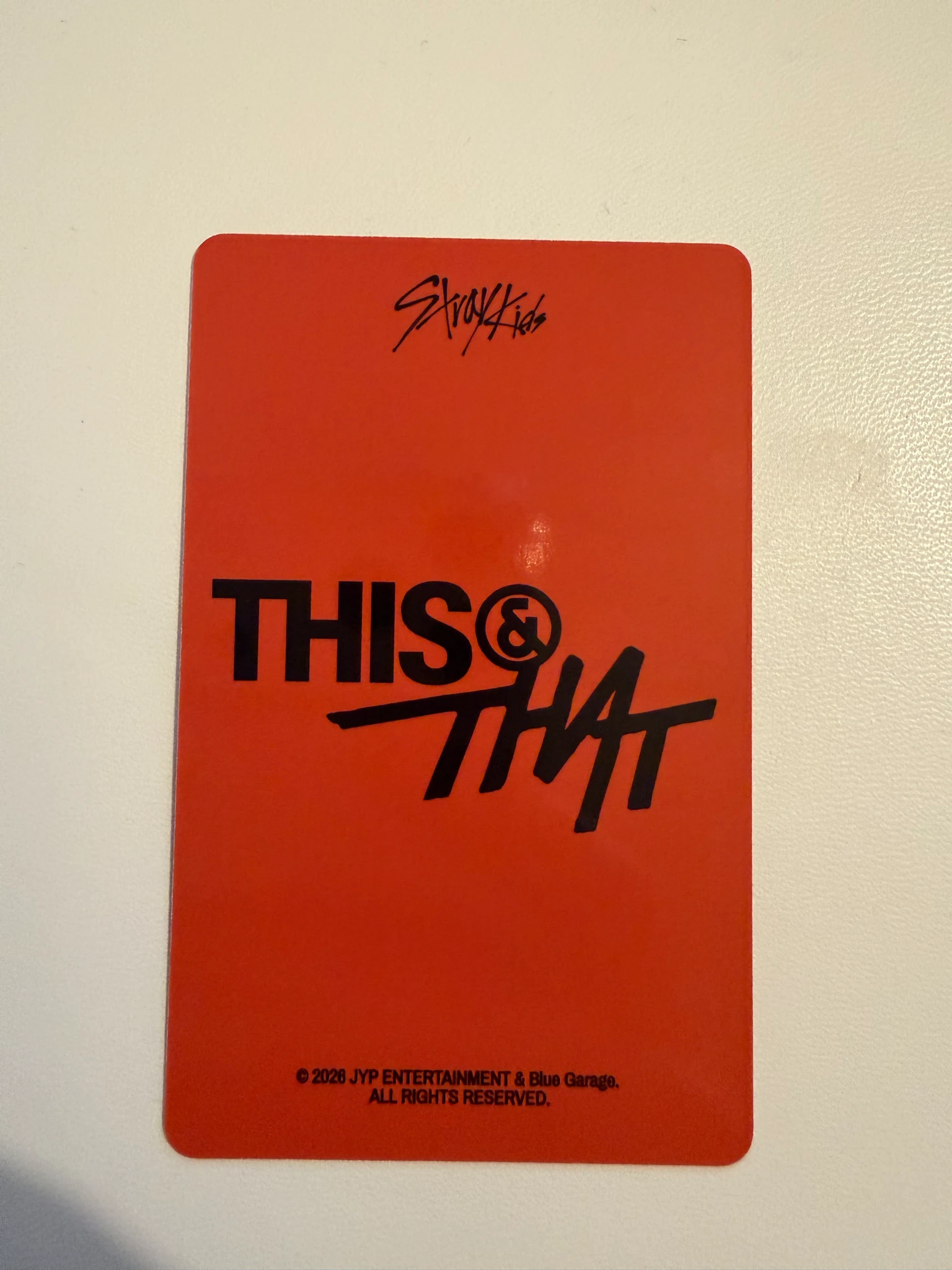 Stray Kids Changbin Stray Kids - Changbin - This & That Album pob (pre-order benefit) jyp/fans shop listing photo 2